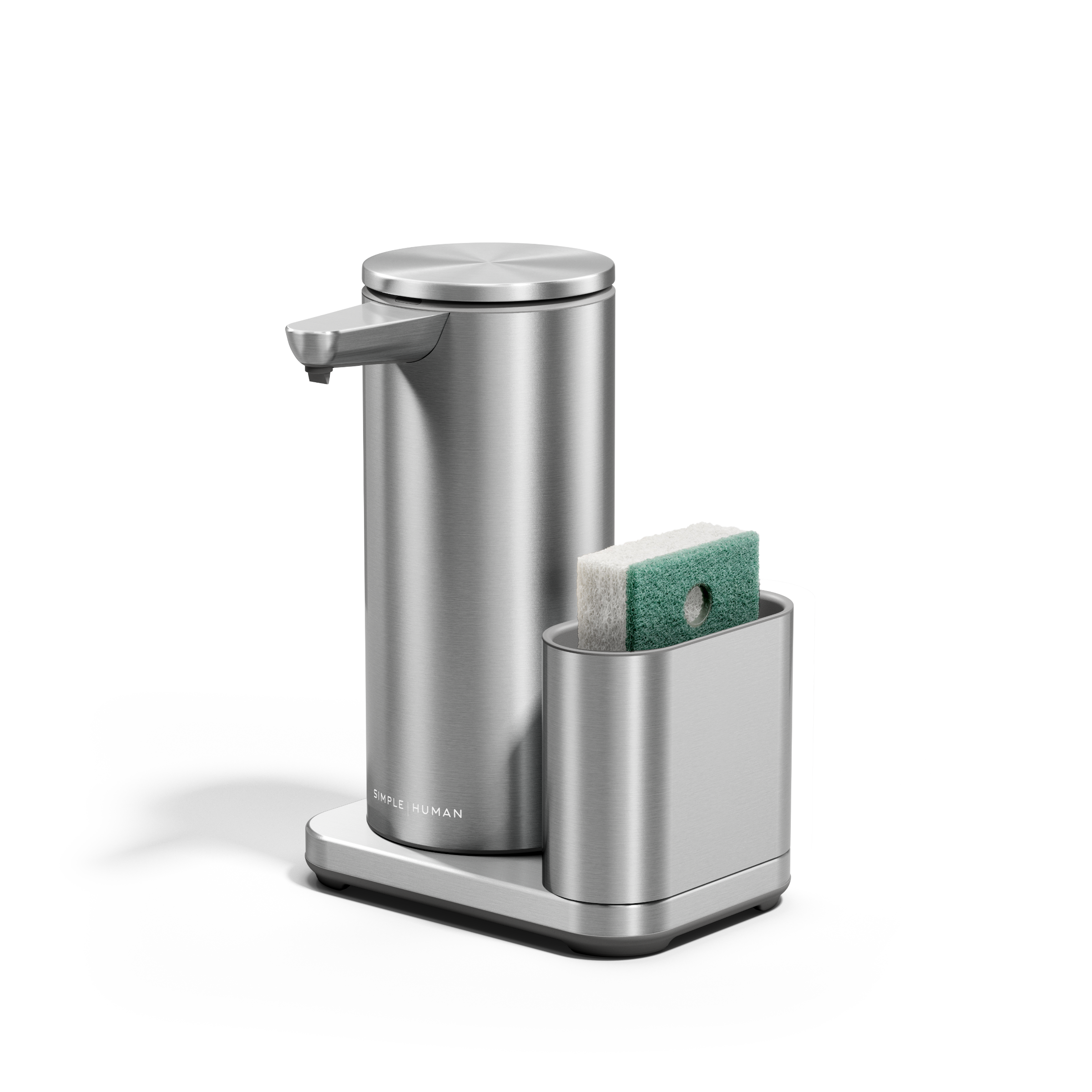 simplehuman-14-oz-sensor-pump-dish-dispenser-sapone-touch-free-con-portasponge-i image 3