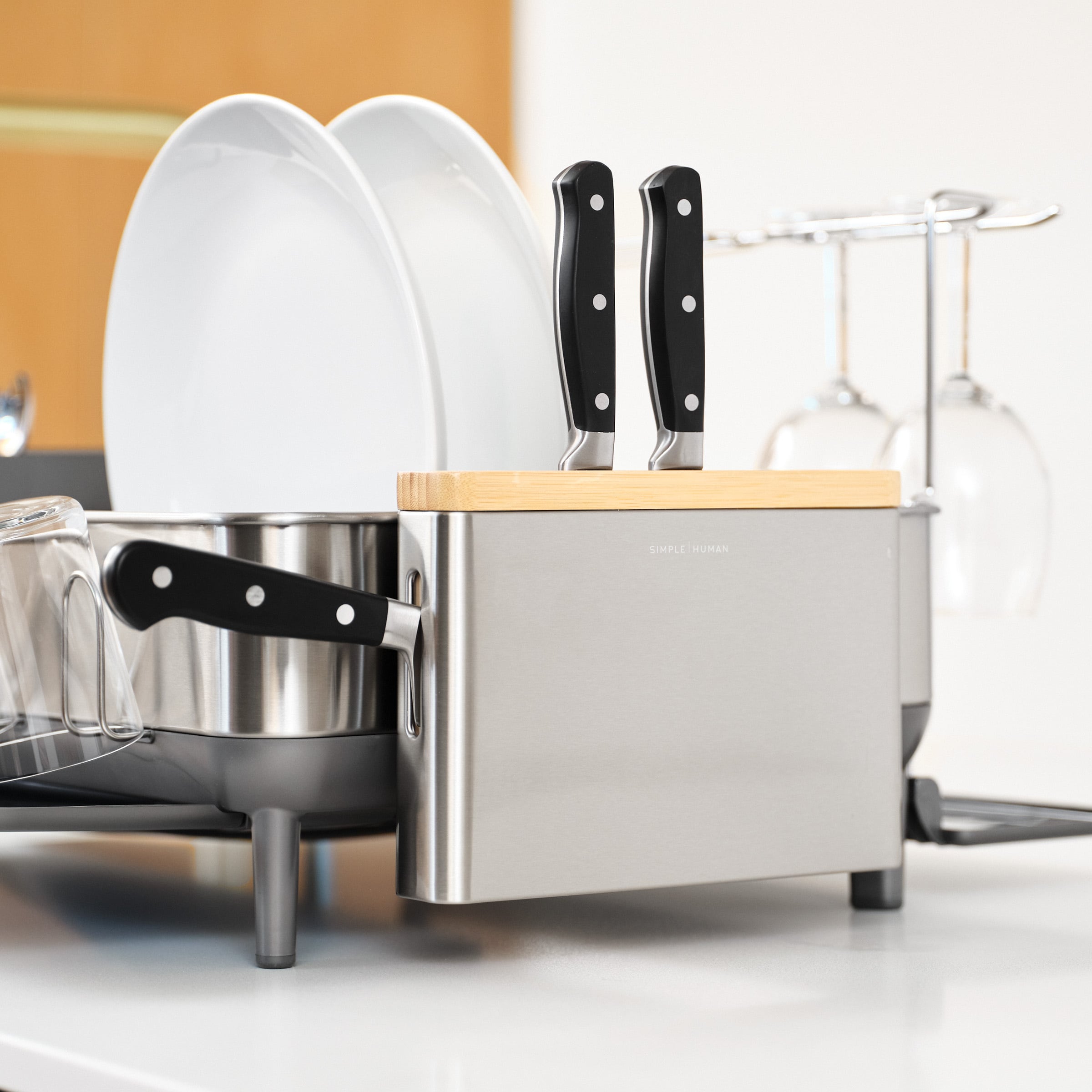 simplehuman-knife-block-portacoltelli-accessorio-con-top-in-bamb-antimicrobico-p image 2