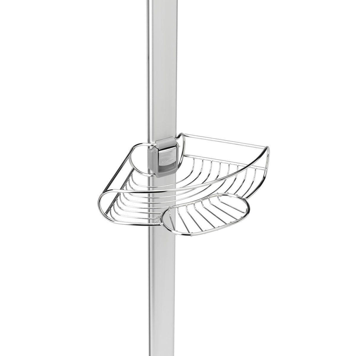 simplehuman-tension-shower-caddy-portaoggetti-doccia-a-tensione-palo-in-allumini image 3