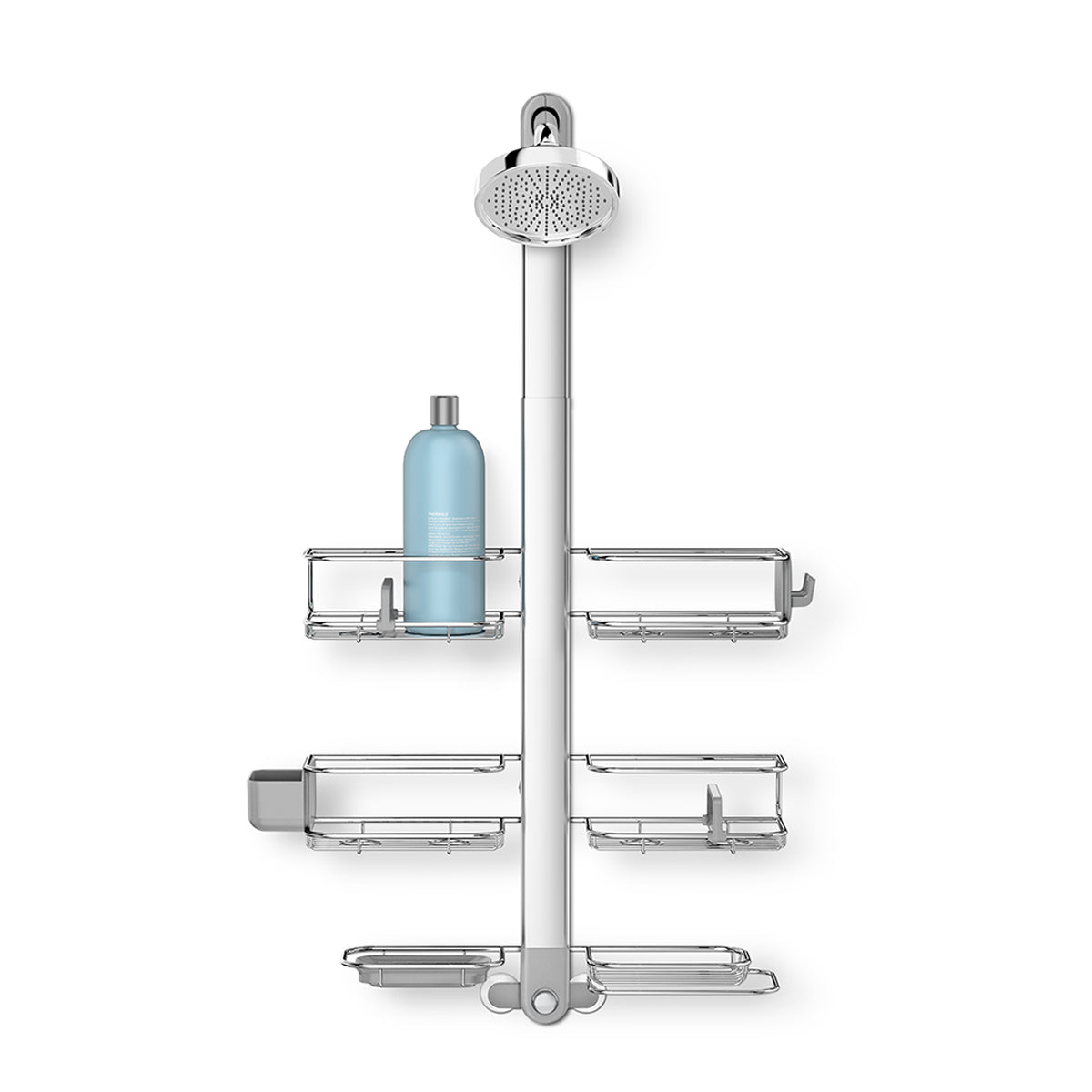 simplehuman-shower-caddy-hanging-rastrelliera-doccia-sospesa-senza-fori-con-mens image 1