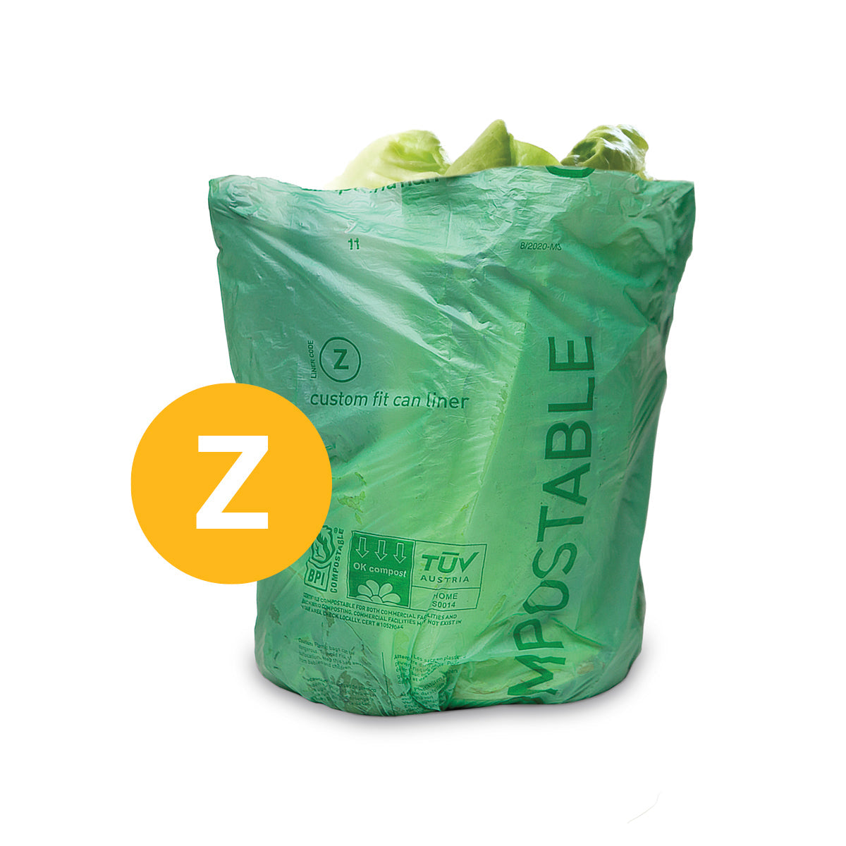 simplehuman-code-z-sacchetti-compostabili-custom-fit-bpi-certificati-per-compost image 2