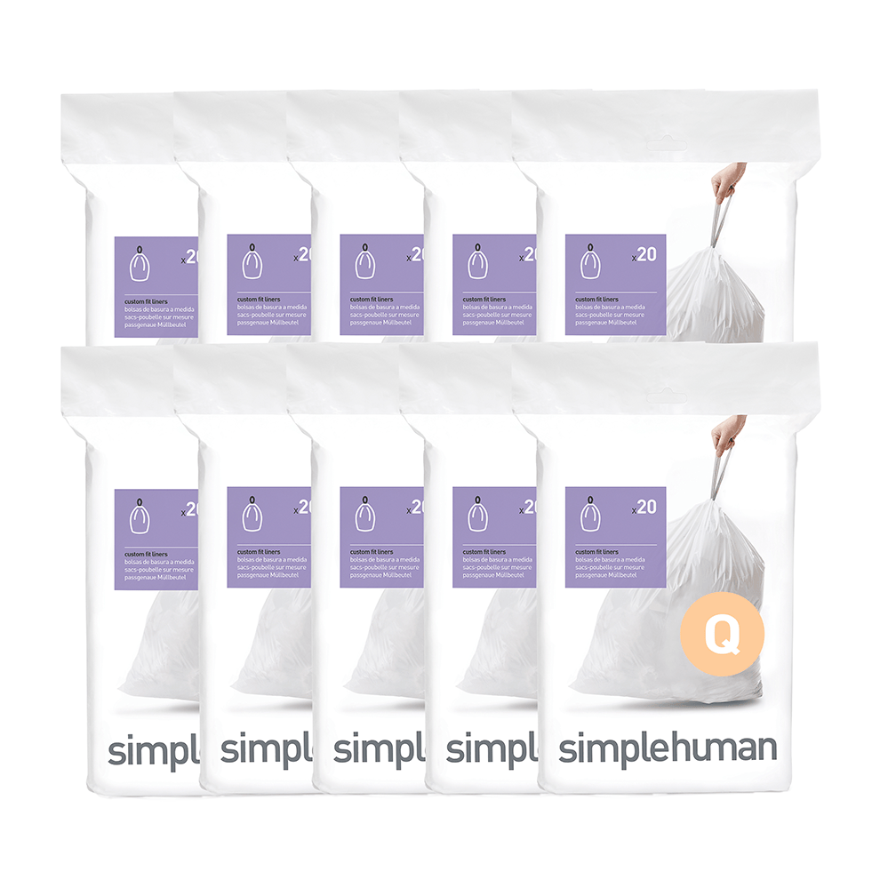 simplehuman-code-q-custom-fit-liners-sacchetti-su-misura-per-pattumiera-plastica image 5