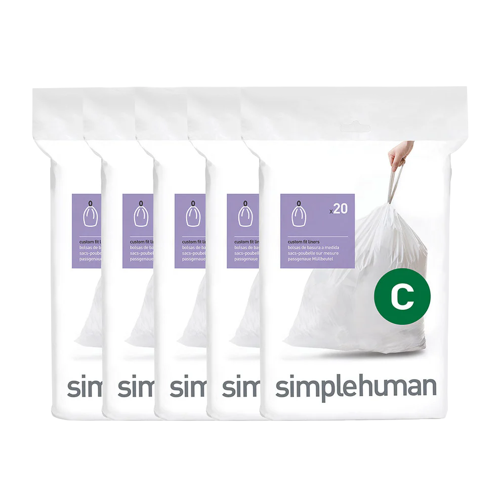 simplehuman-code-c-custom-fit-liners-sacchetti-su-misura-anti-strappo-per-pattum image 1