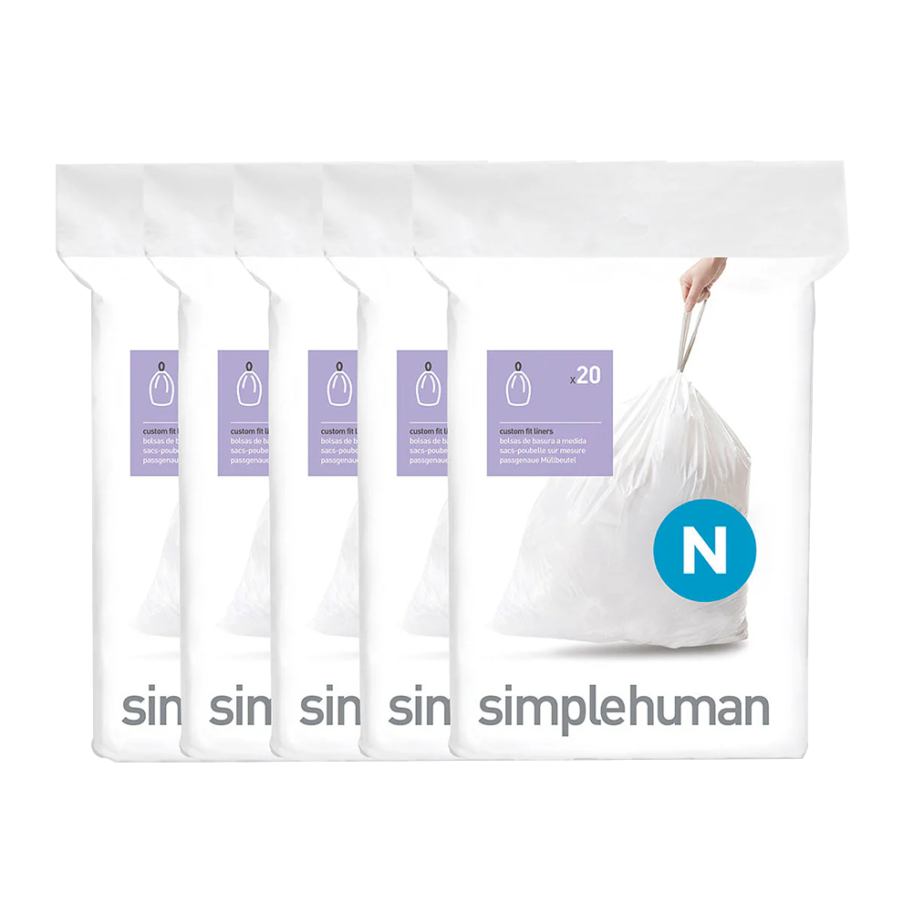 simplehuman-code-n-custom-fit-liner-sacchetti-su-misura-per-cestini-simplehuman image 1