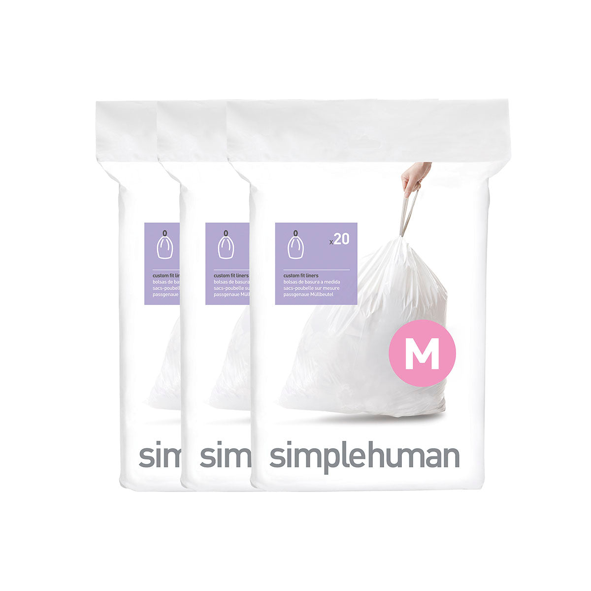 simplehuman-code-m-sacchetti-su-misura-custom-fit-per-pattumiera image 3