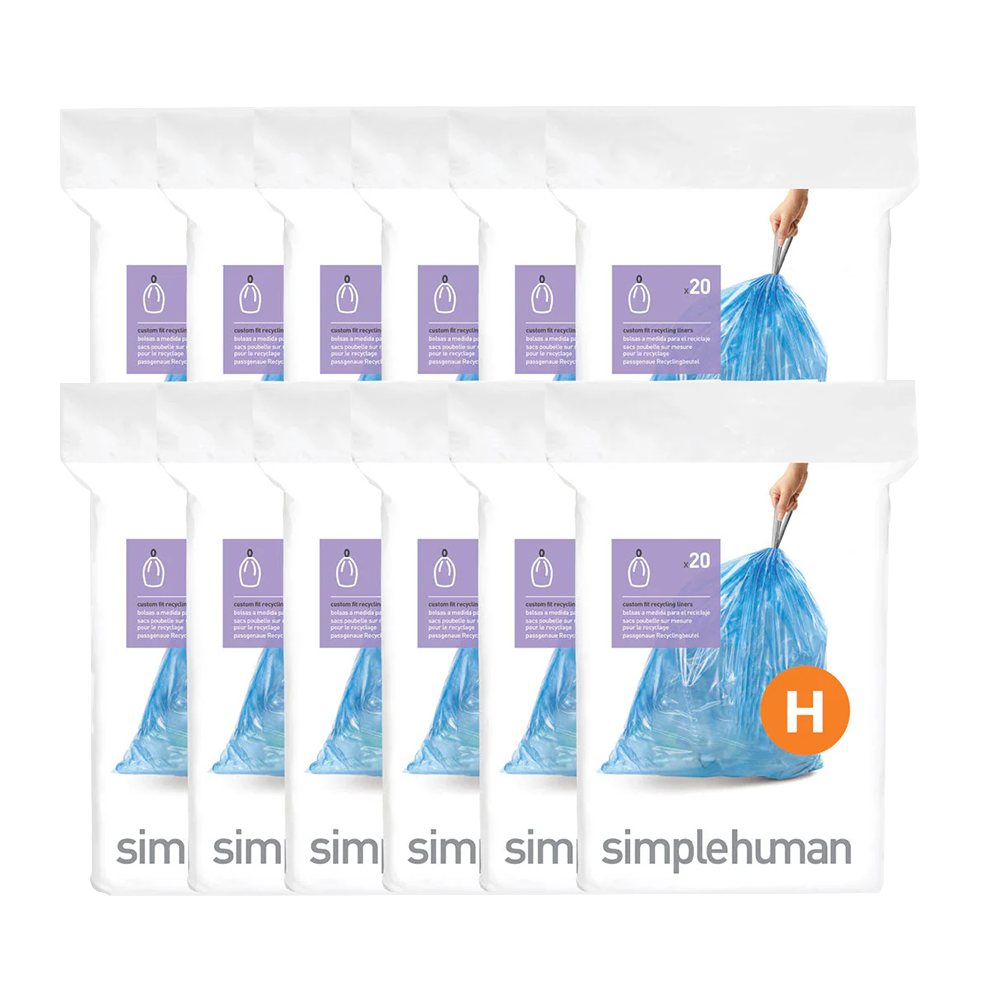 simplehuman-code-h-custom-fit-liner-sacchetti-personalizzati-per-pattumiera-tipo image 1