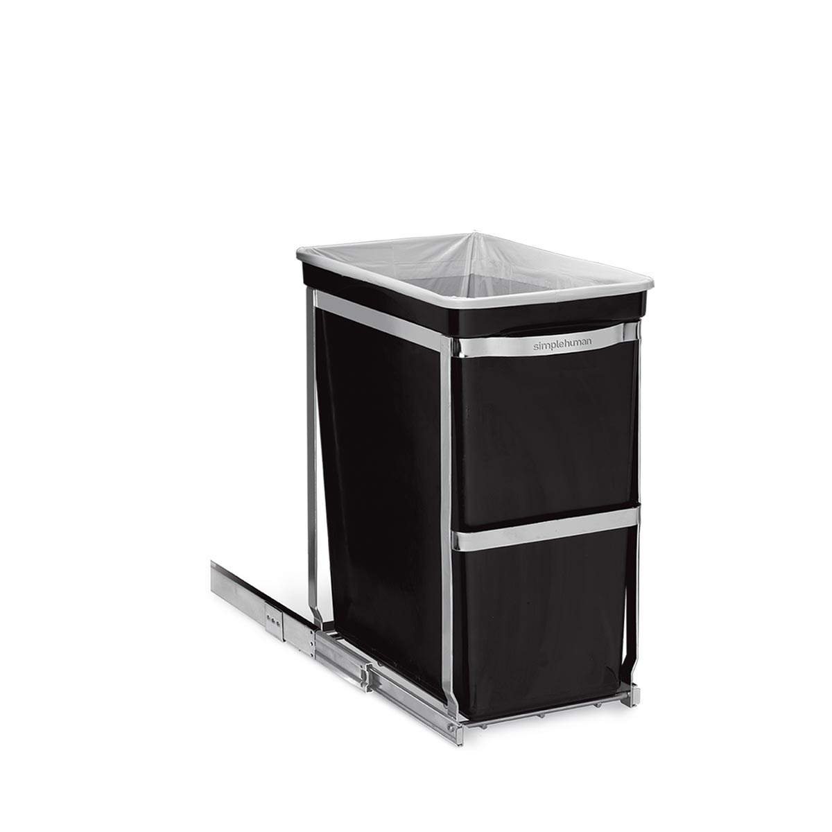 simplehuman-30l-under-counter-pull-out-cestino-estraiabile-sottopensile-in-accia image 5