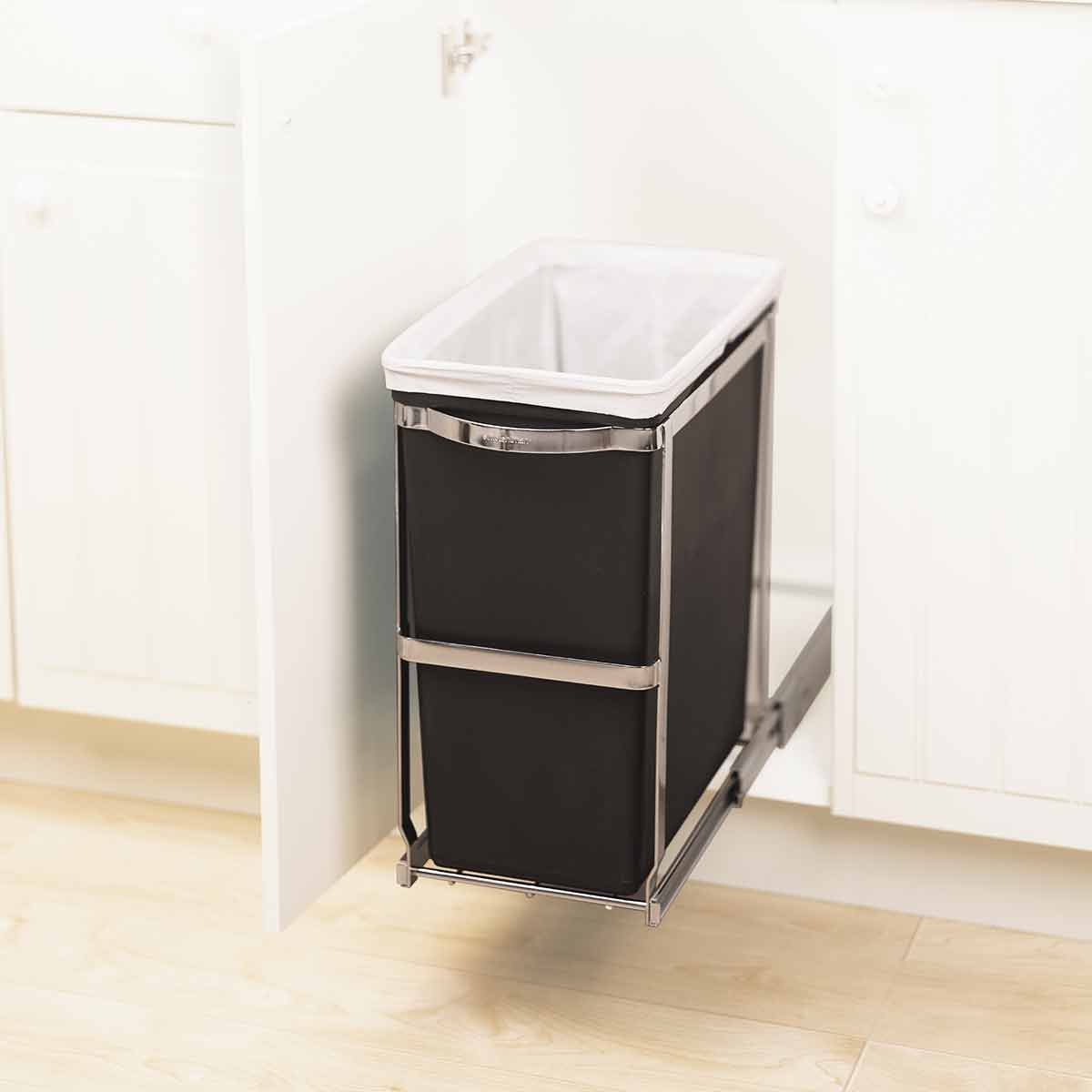 simplehuman-30l-under-counter-pull-out-cestino-estraiabile-sottopensile-in-accia image 7