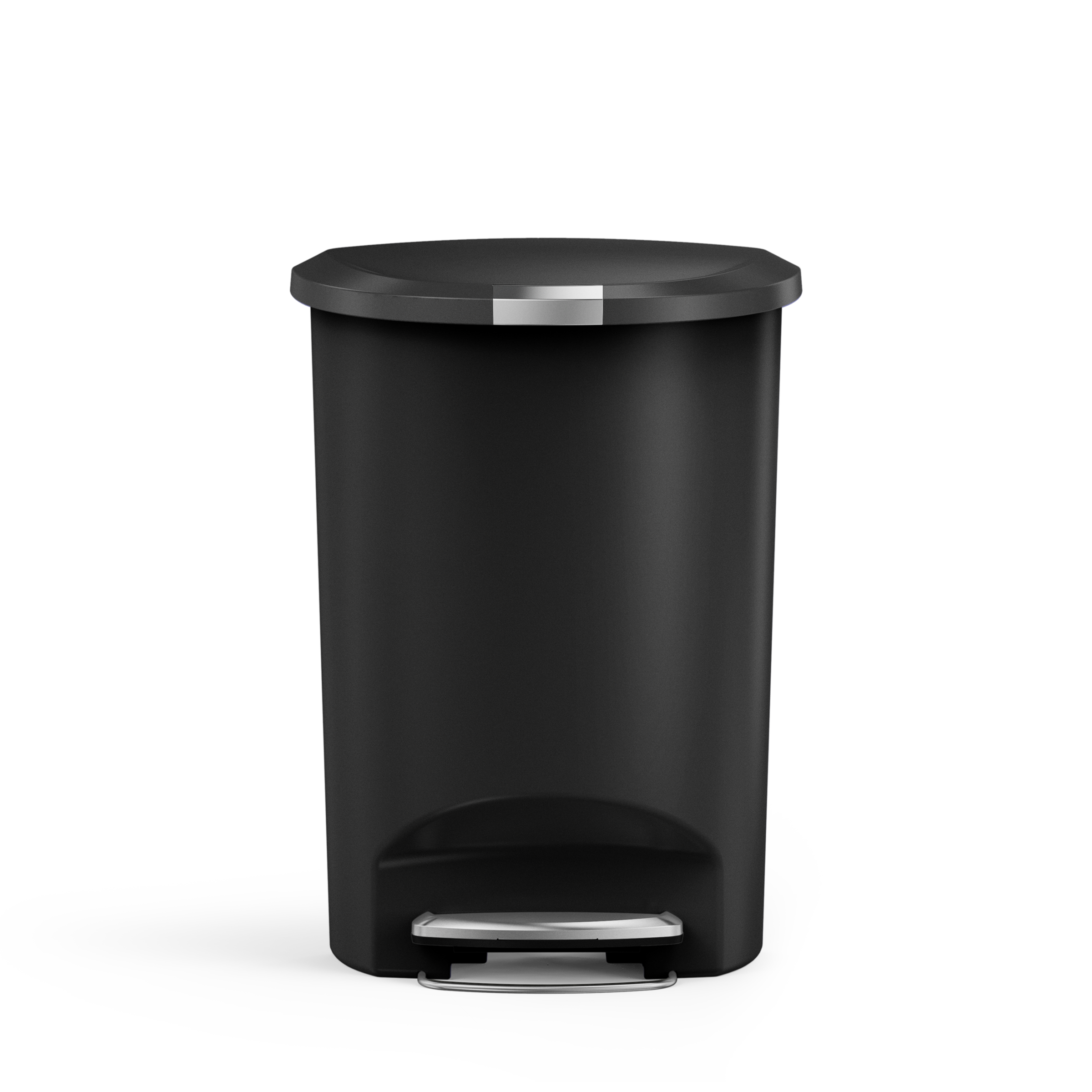simplehuman-50l-semi-round-hybrid-step-can-pattumiera-a-pedale-semirotonda-con-c image 1