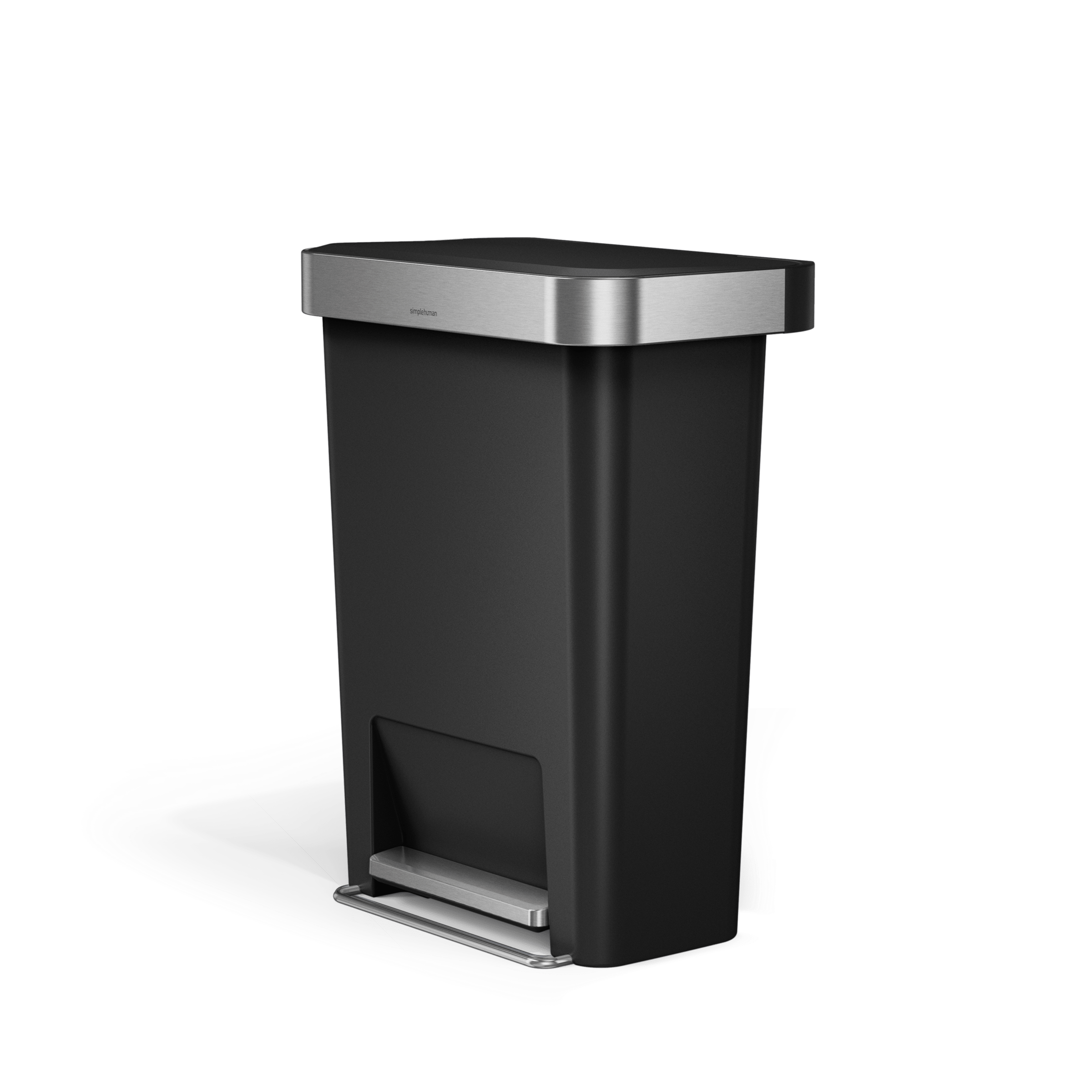 simplehuman-45l-hybrid-step-can-pattumiera-a-pedale-ibrida-45-litri-con-tasca-po image 3