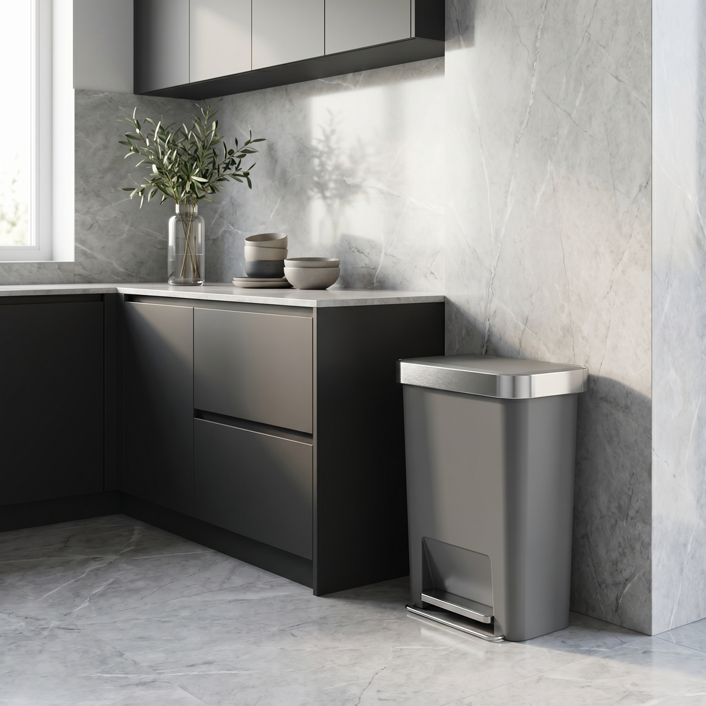 simplehuman-45l-hybrid-step-can-pattumiera-a-pedale-ibrida-45-litri-con-tasca-po image 8