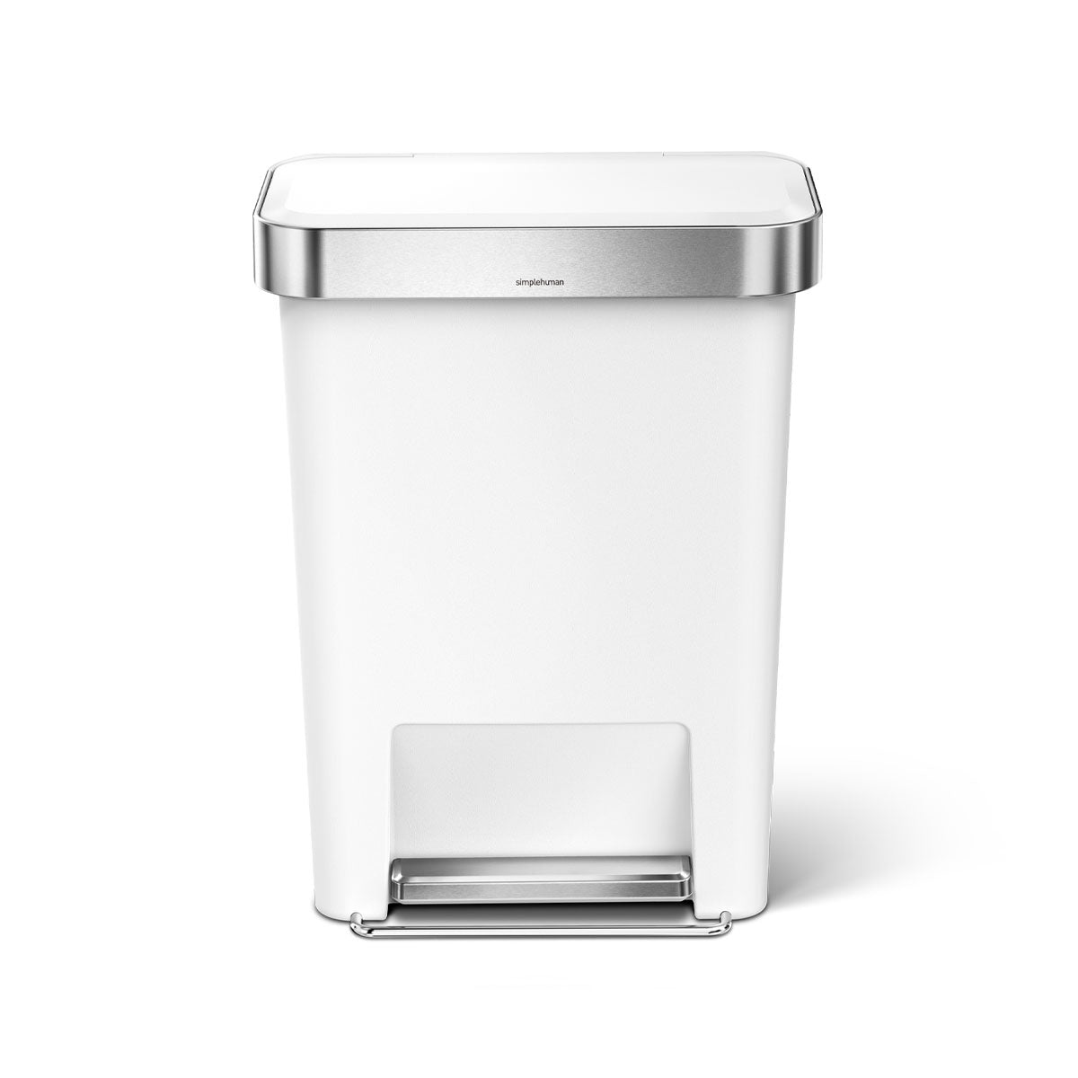 simplehuman-45l-plastic-rectangular-step-can-con-liner-pocket-pattumiera-a-pedal image 7
