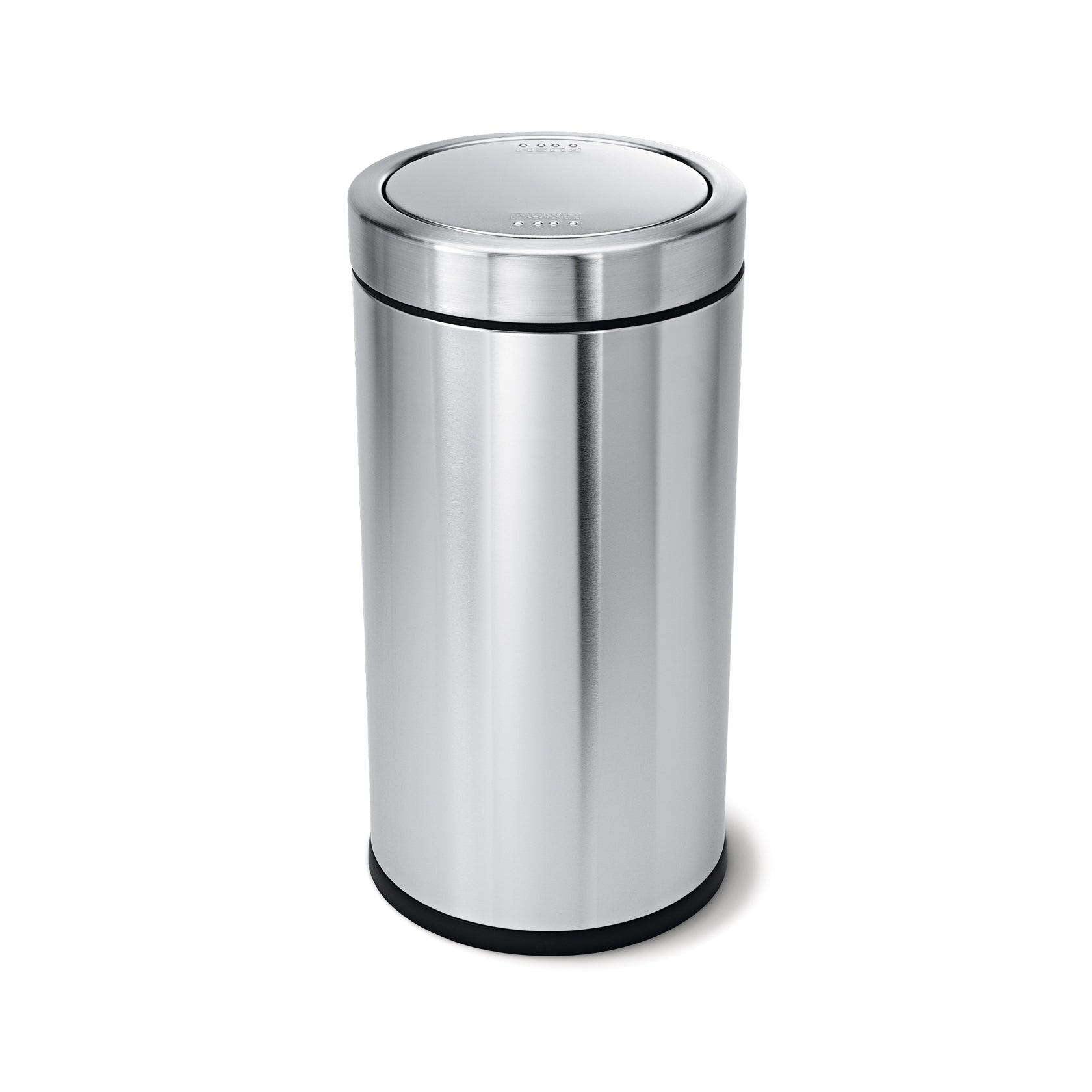 simplehuman-55l-pattumiera-swing-top-in-acciaio-inox-con-coperchio-a-bilico image 1