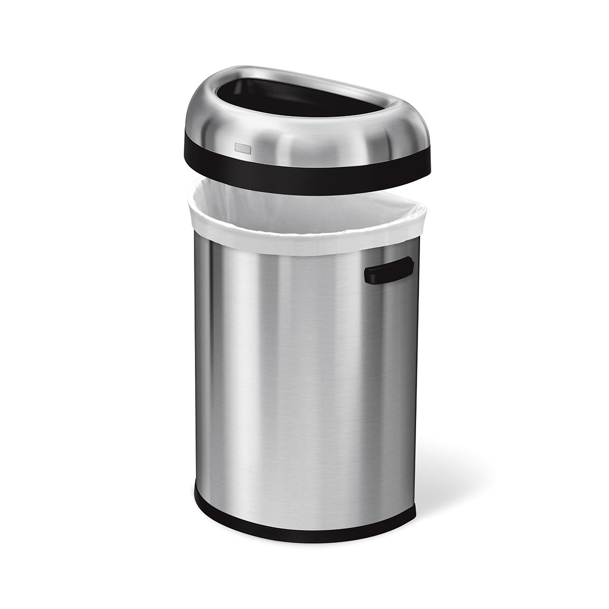 simplehuman-80l-semi-round-open-can-pattumiera-commerciale-ad-apertura-libera-in image 4