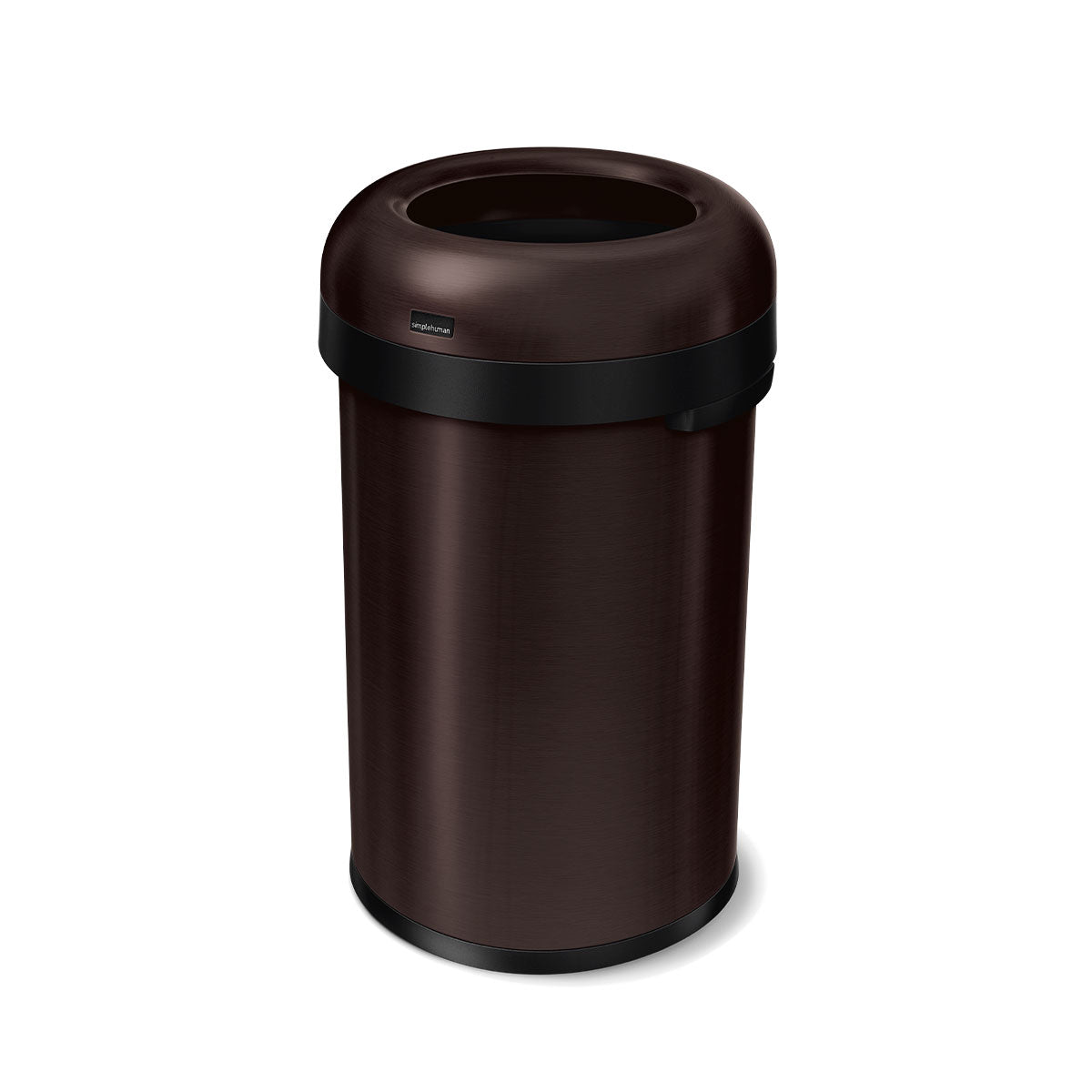 simplehuman-bullet-open-can-80l-pattumiera-a-cestello-aperto-in-acciaio-inox image 2