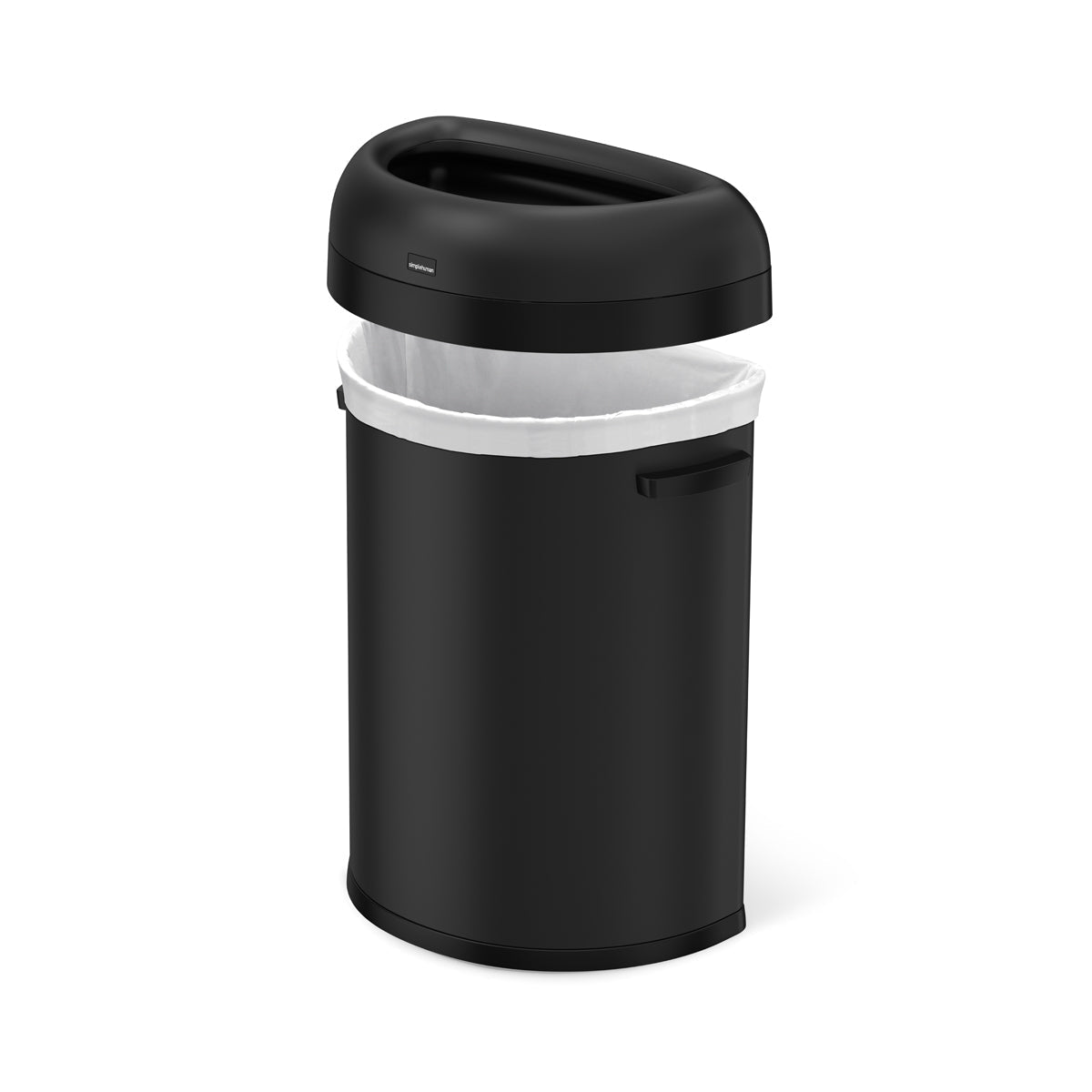 simplehuman-80l-semi-round-open-can-pattumiera-commerciale-ad-apertura-libera-in image 8
