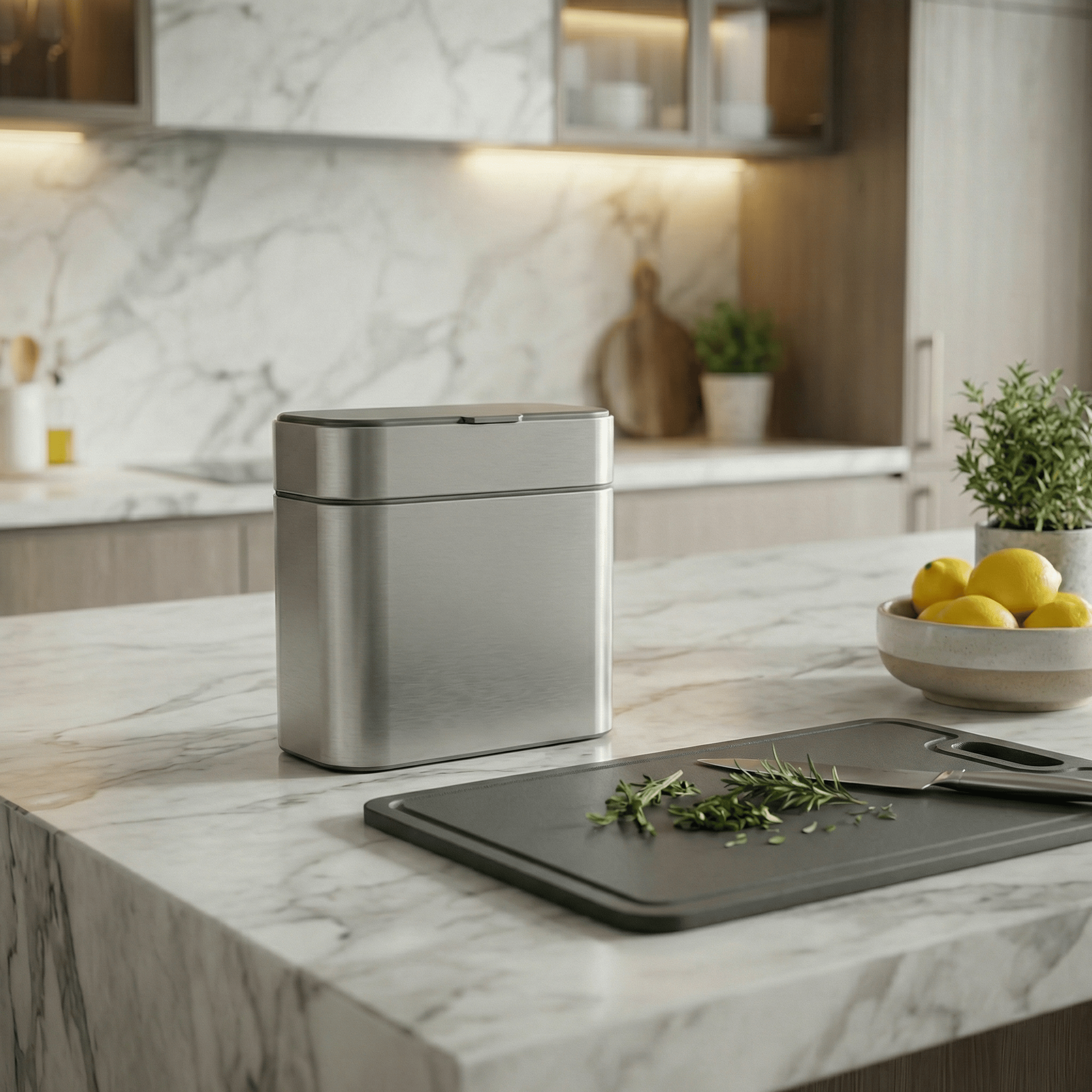 simplehuman-compost-caddy-contenitore-compost-acciaio-inox-con-dock-magnetico-1- image 8