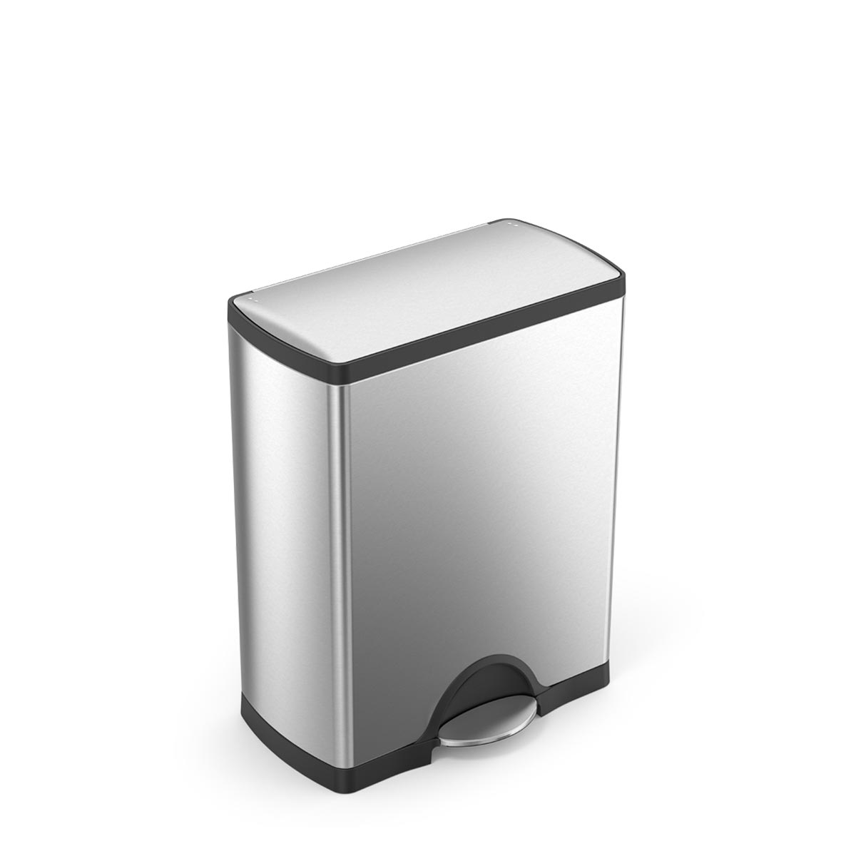 simplehuman-50l-rectangular-step-can-cestino-a-pedale-rettangolare-in-acciaio-in image 3