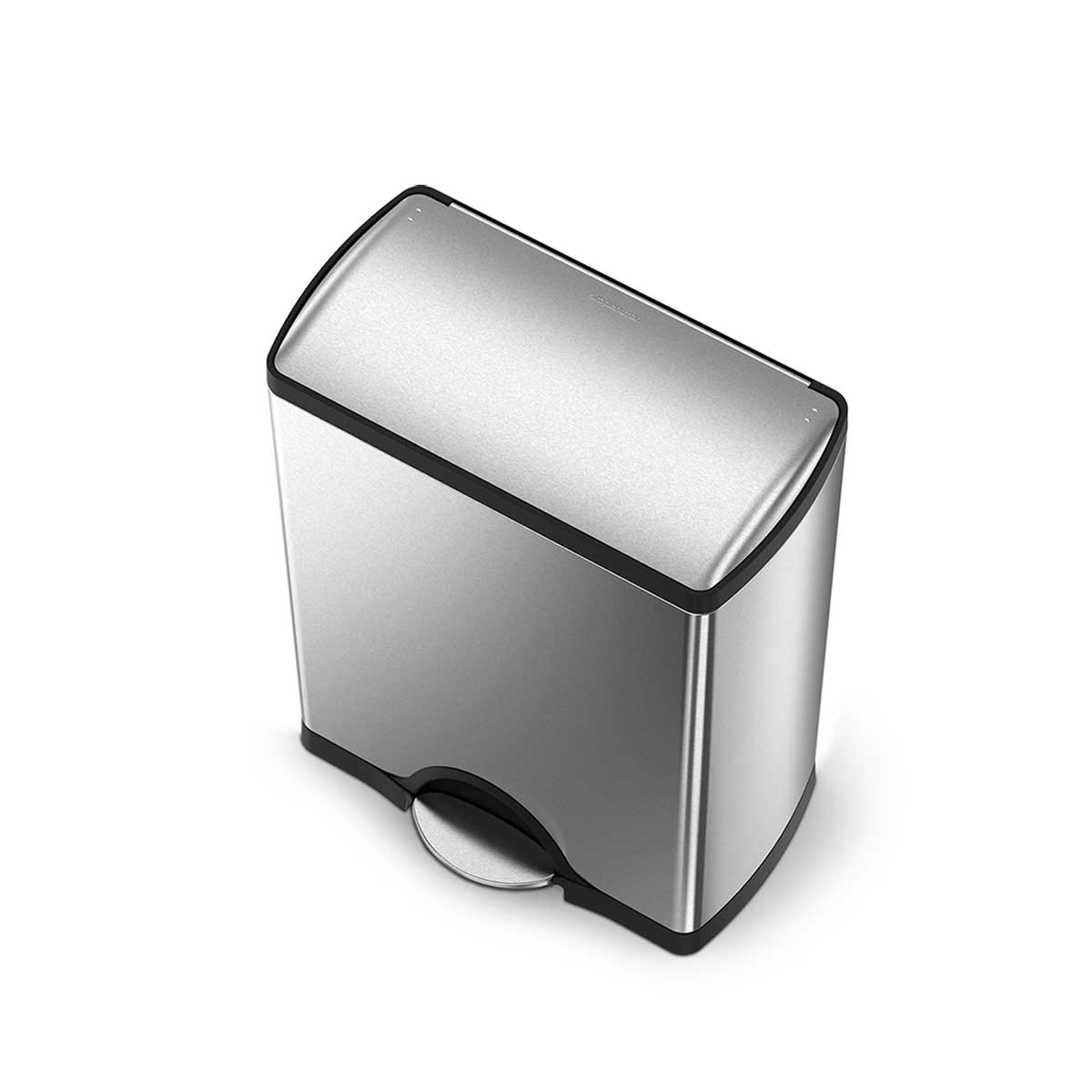 simplehuman-50l-rectangular-step-can-cestino-a-pedale-rettangolare-in-acciaio-in image 2
