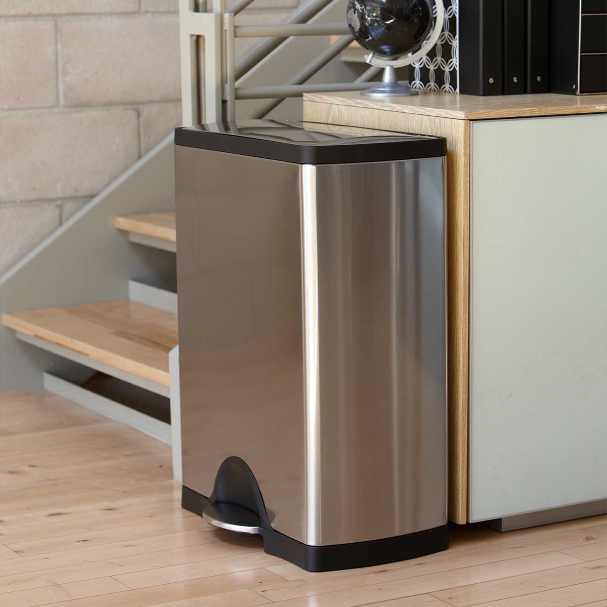 simplehuman-50l-rectangular-step-can-cestino-a-pedale-rettangolare-in-acciaio-in image 5