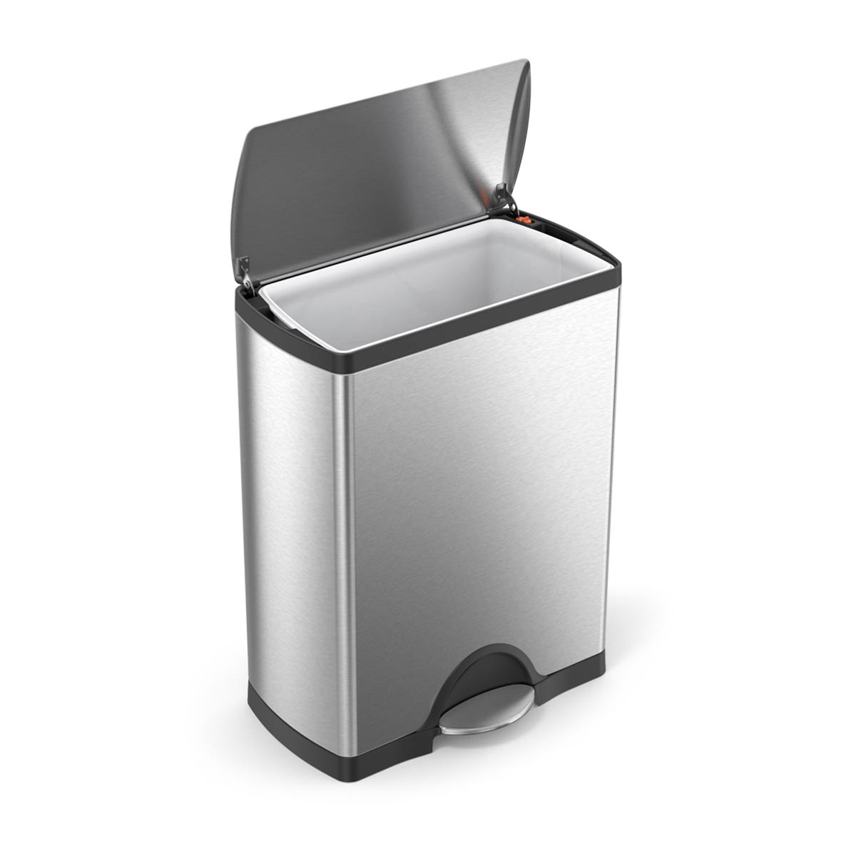 simplehuman-50l-rectangular-step-can-cestino-a-pedale-rettangolare-in-acciaio-in image 4