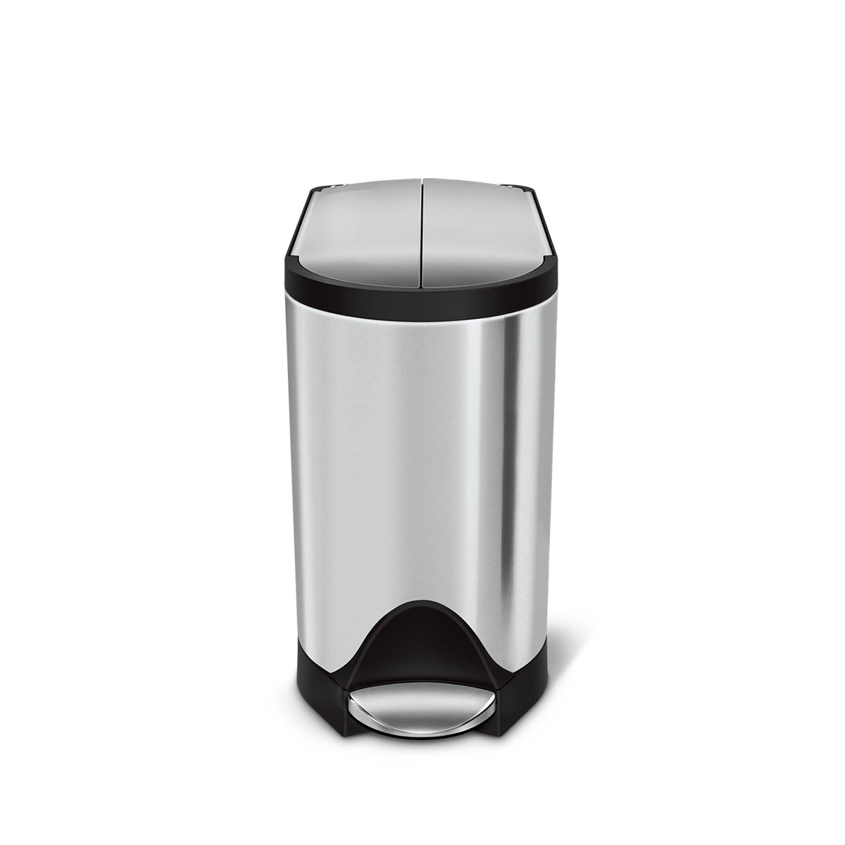 simplehuman-10l-butterfly-step-can-pattumiera-compatta-a-pedale-con-coperchio-bu image 2