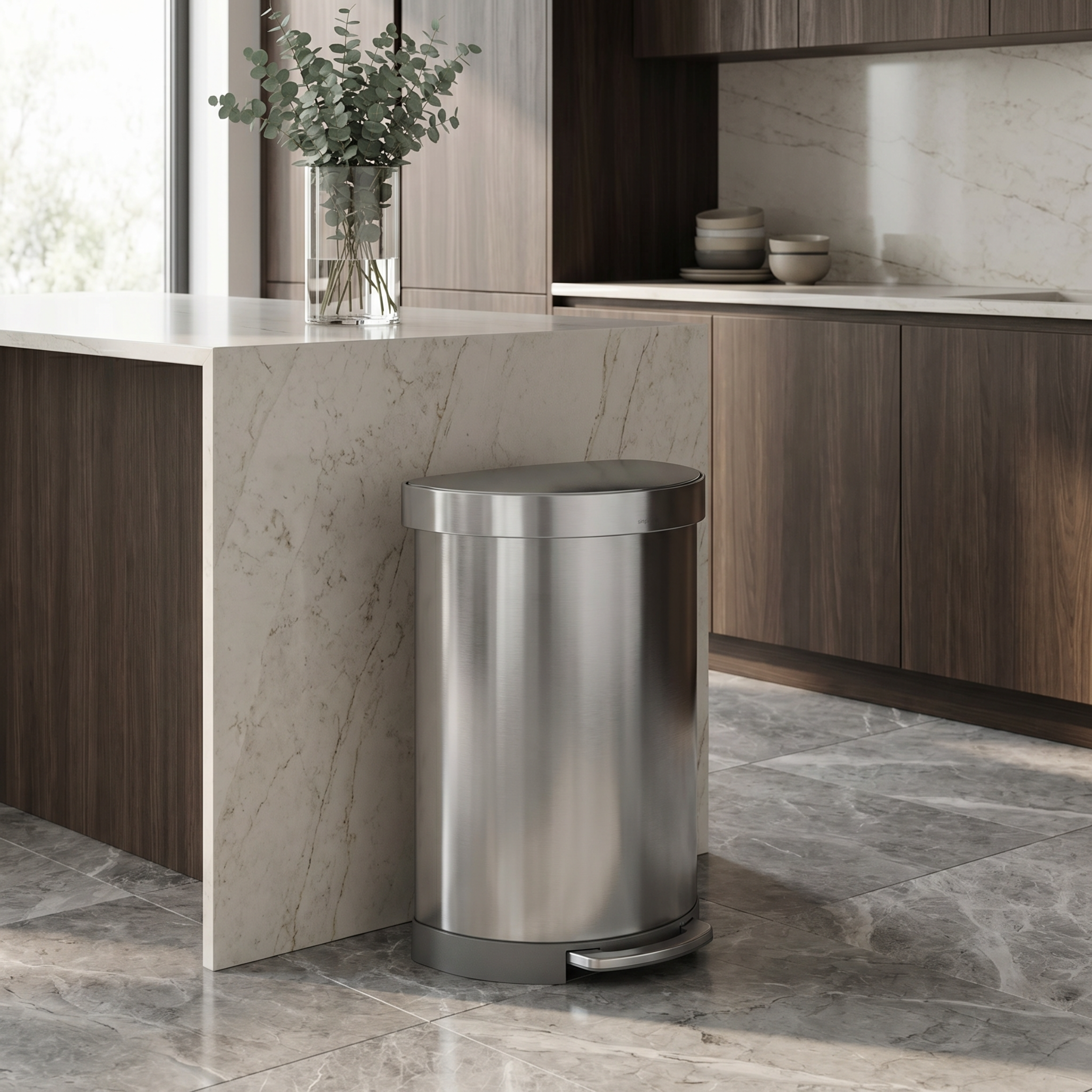 simplehuman-60l-semi-round-step-can-con-liner-rim-pattumiera-a-pedale-semitonda- image 2