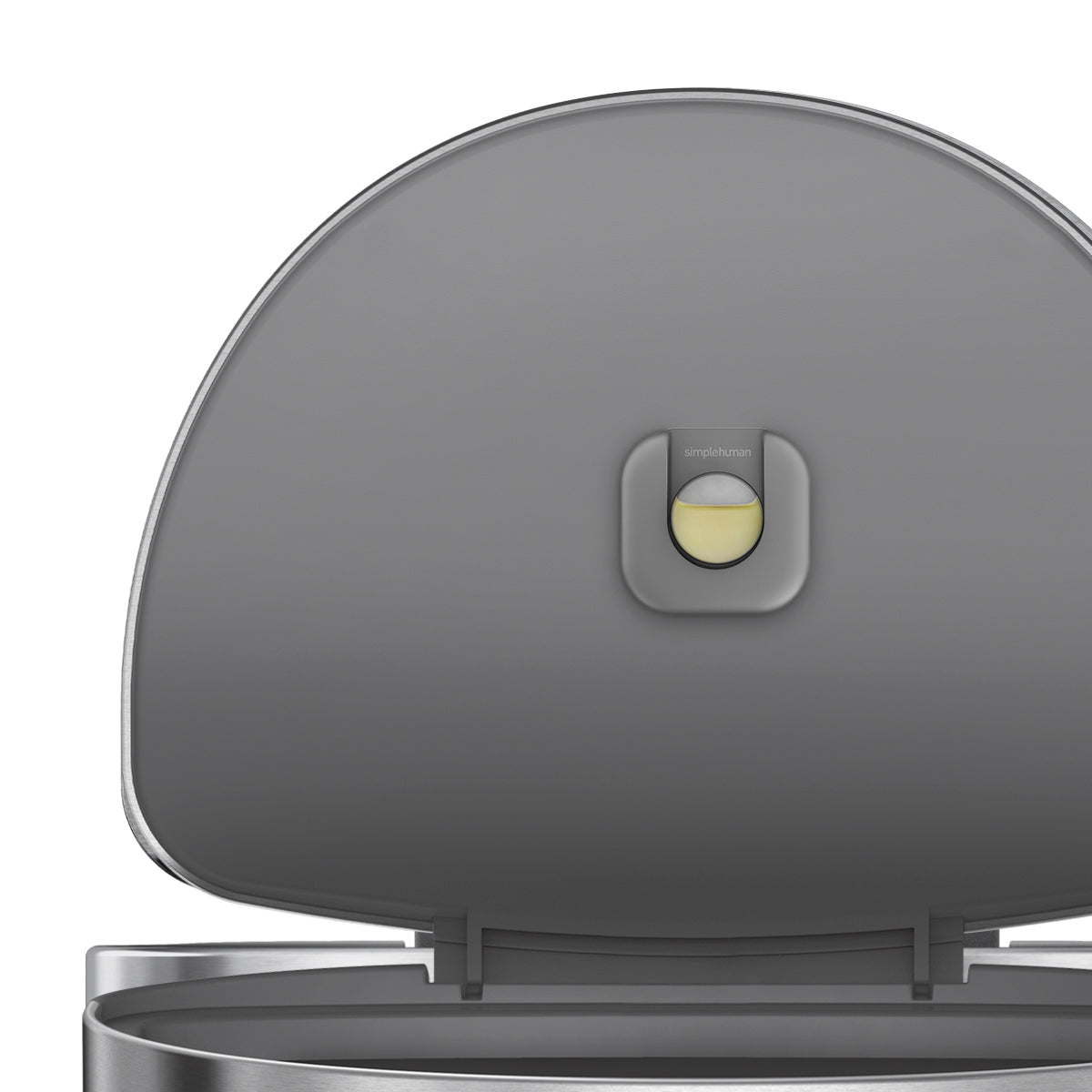 simplehuman-45l-semi-round-step-can-con-liner-rim-cestino-4-5l-round-step-can-se image 2