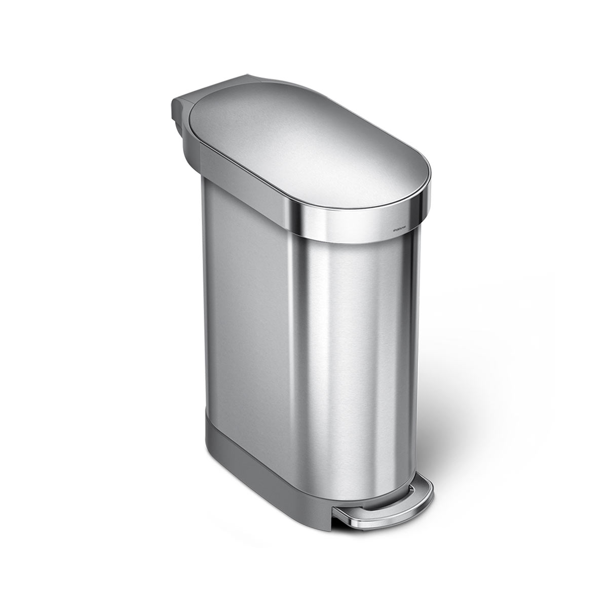 simplehuman-45l-slim-step-can-with-liner-rim-pattumiera-a-pedale-sottile-da-45-l image 1