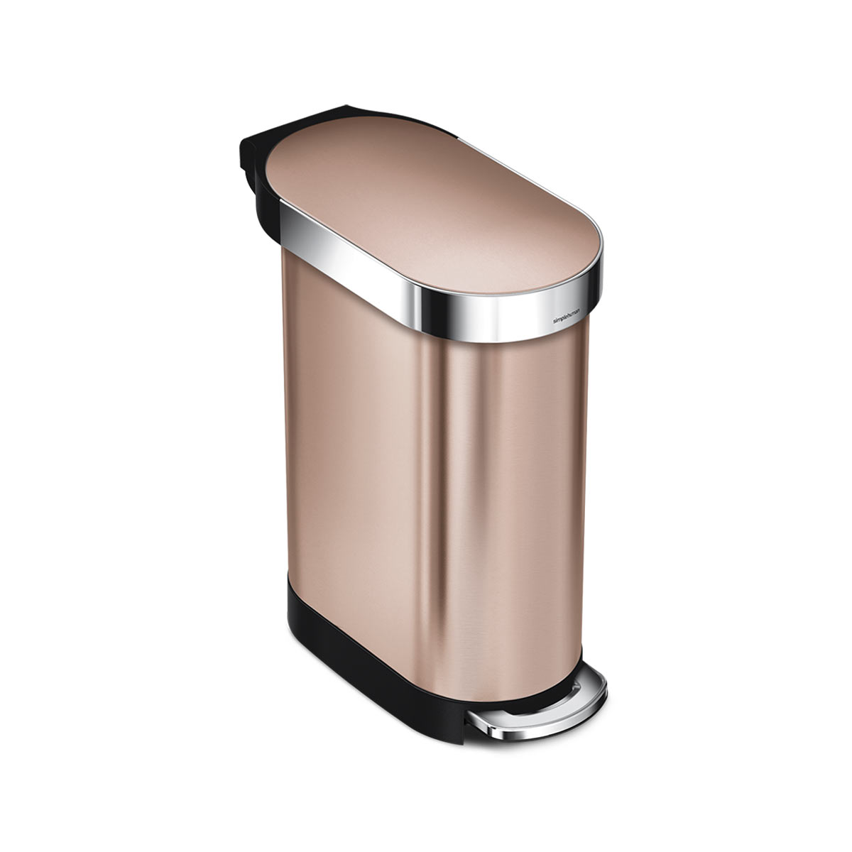 simplehuman-45l-slim-step-can-with-liner-rim-pattumiera-a-pedale-sottile-da-45-l image 6