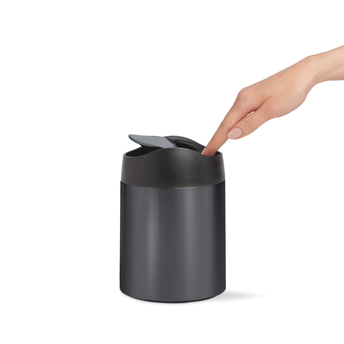 simplehuman-mini-can-1-5l-cestinino-con-coperchio-bilanciere-a-bilico image 8