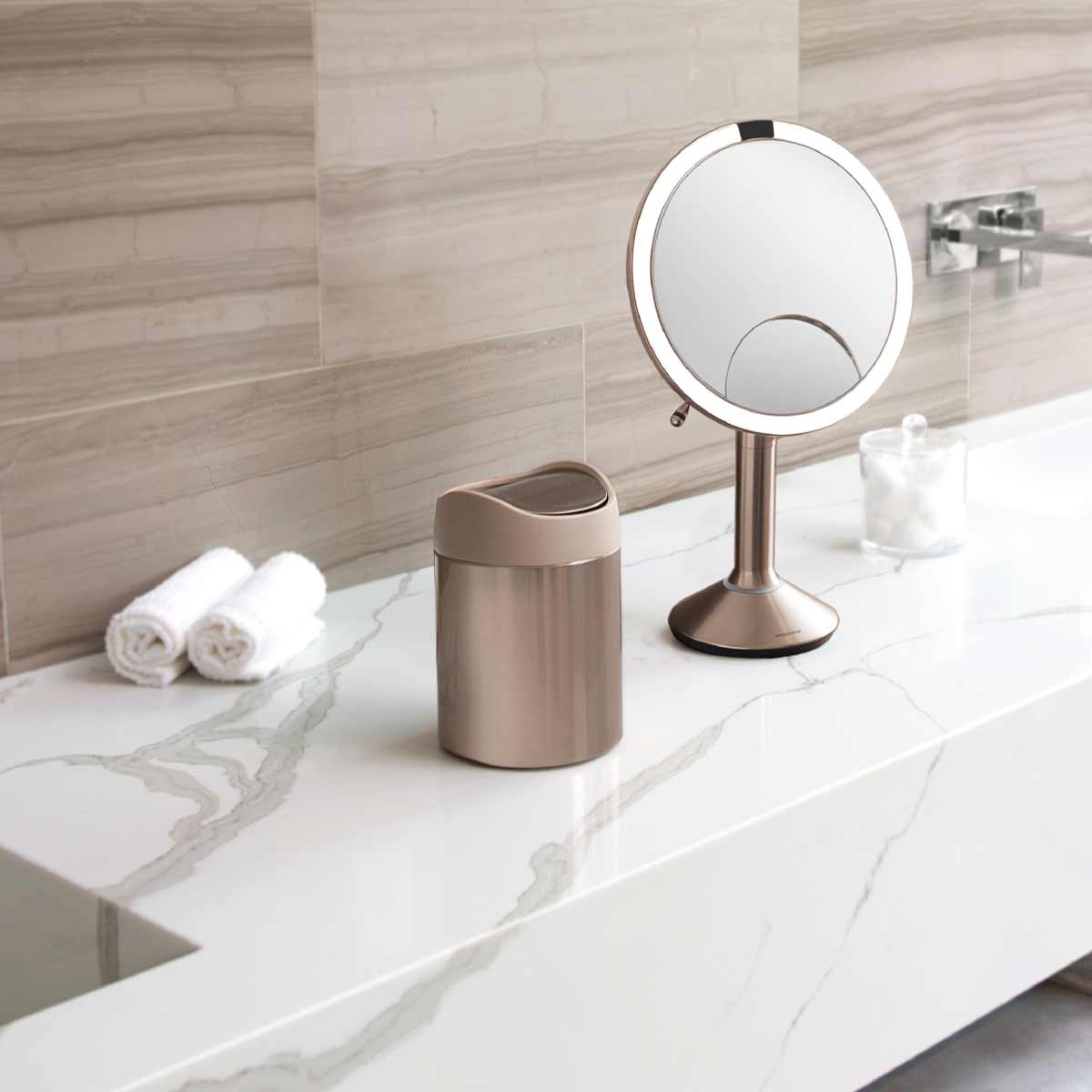 simplehuman-mini-can-1-5l-cestinino-con-coperchio-bilanciere-a-bilico image 6