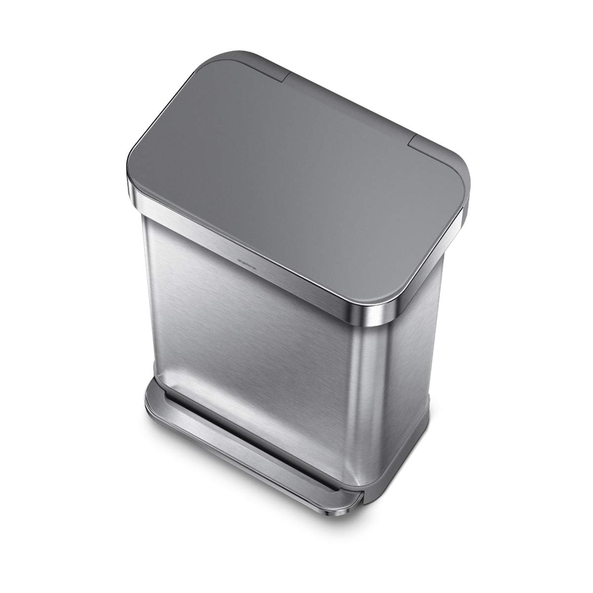 simplehuman-55l-rectangular-step-can-with-liner-pocket-bonus-4-5l-cestello-retta image 3