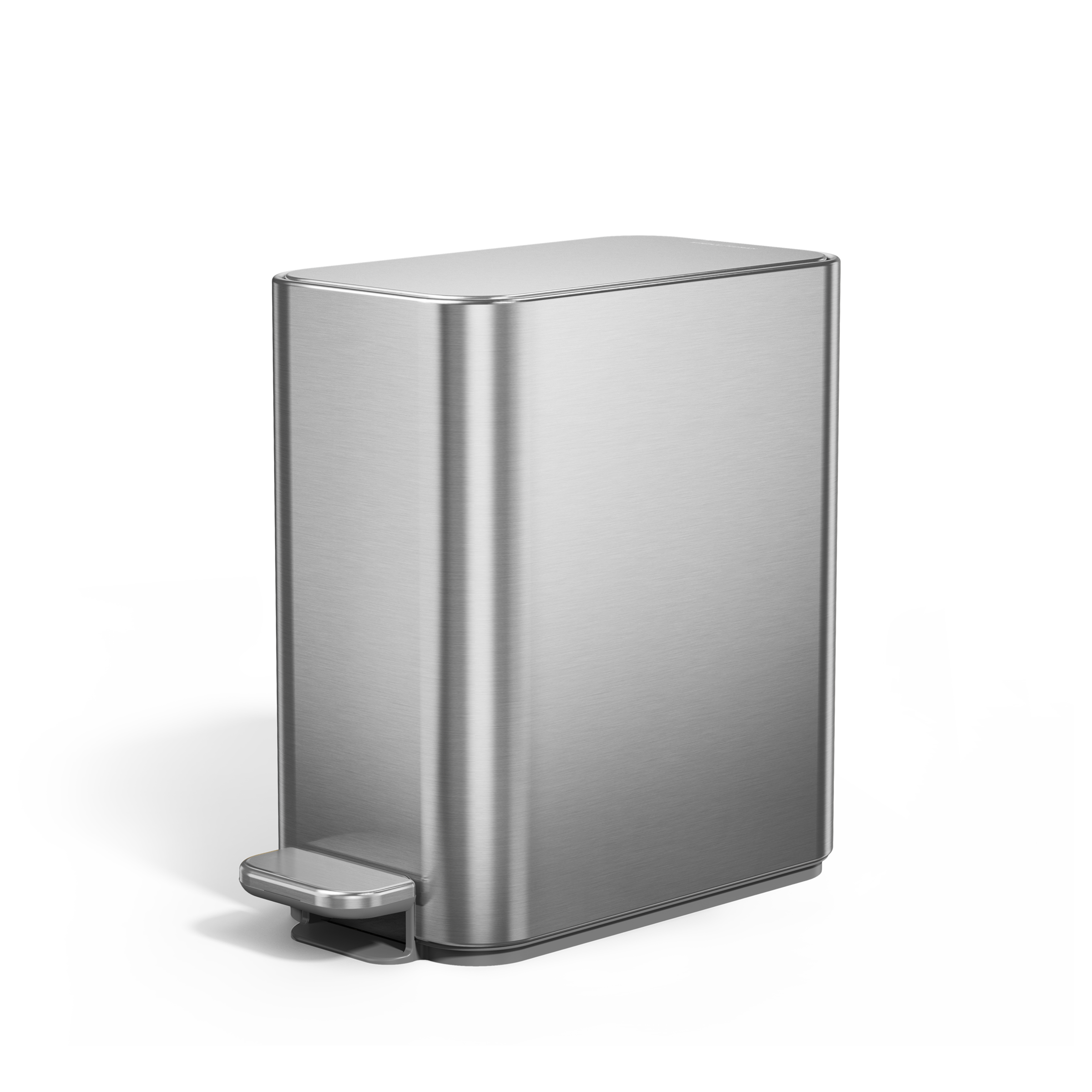 simplehuman-5l-slim-step-can-cestello-a-pedale-slim-5-litri-con-tasca-portasacch image 3