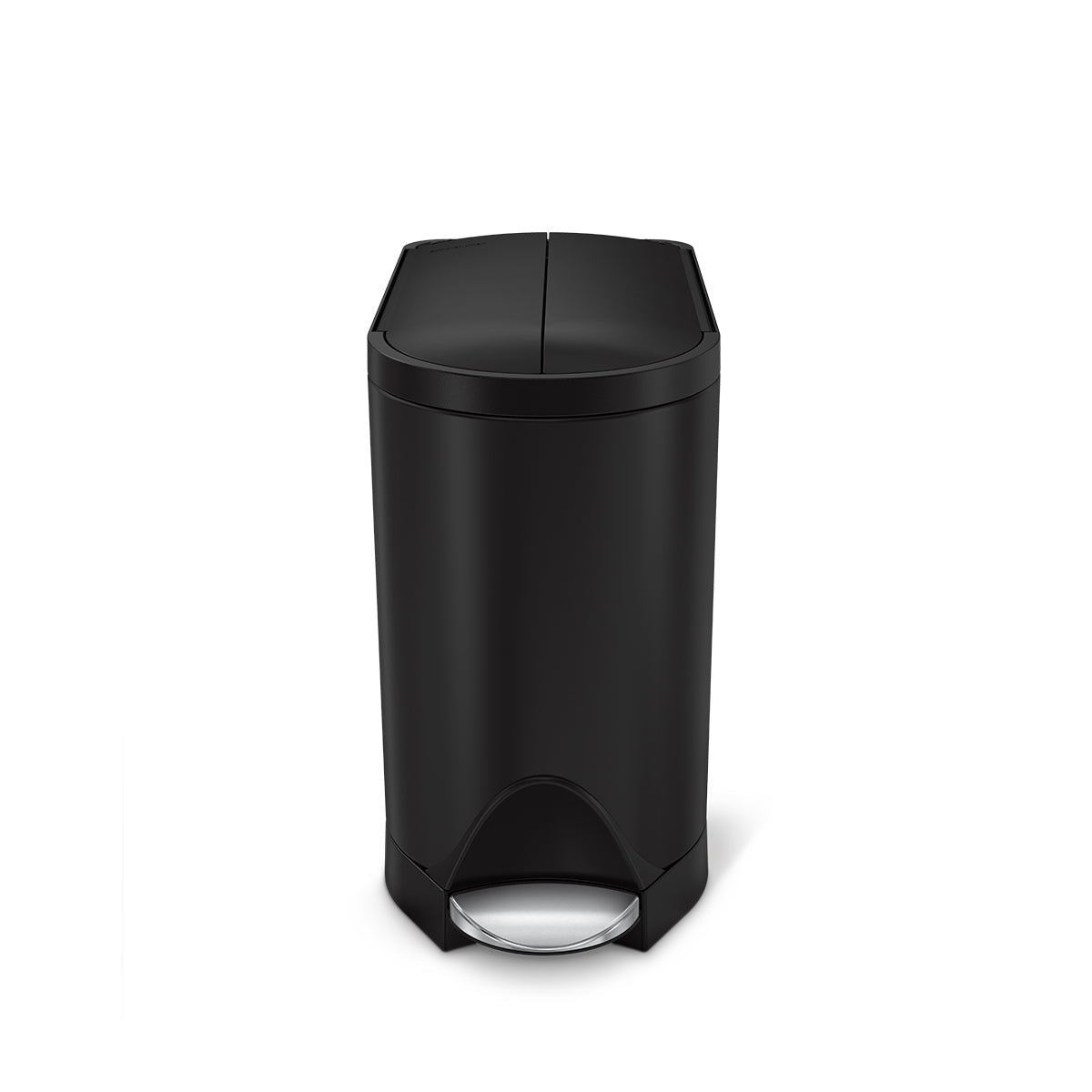 simplehuman-10l-butterfly-step-can-pattumiera-compatta-a-pedale-con-coperchio-bu image 8