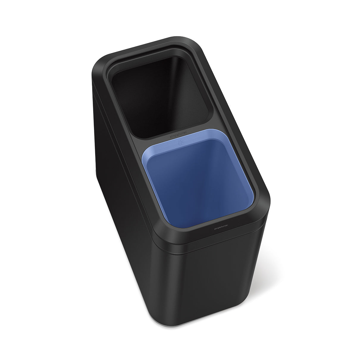 simplehuman-20l-dual-compartment-slim-open-can-cestino-open-top-a-due-scomparti- image 8
