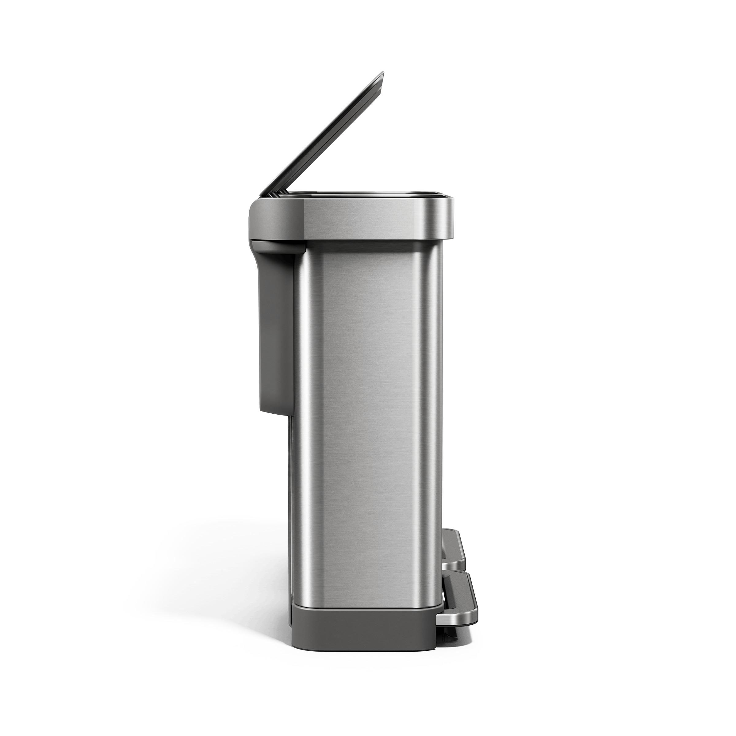 simplehuman-90l-step-recycler-riciclatore-a-pedale-dual-compartment-in-acciaio-i image 7