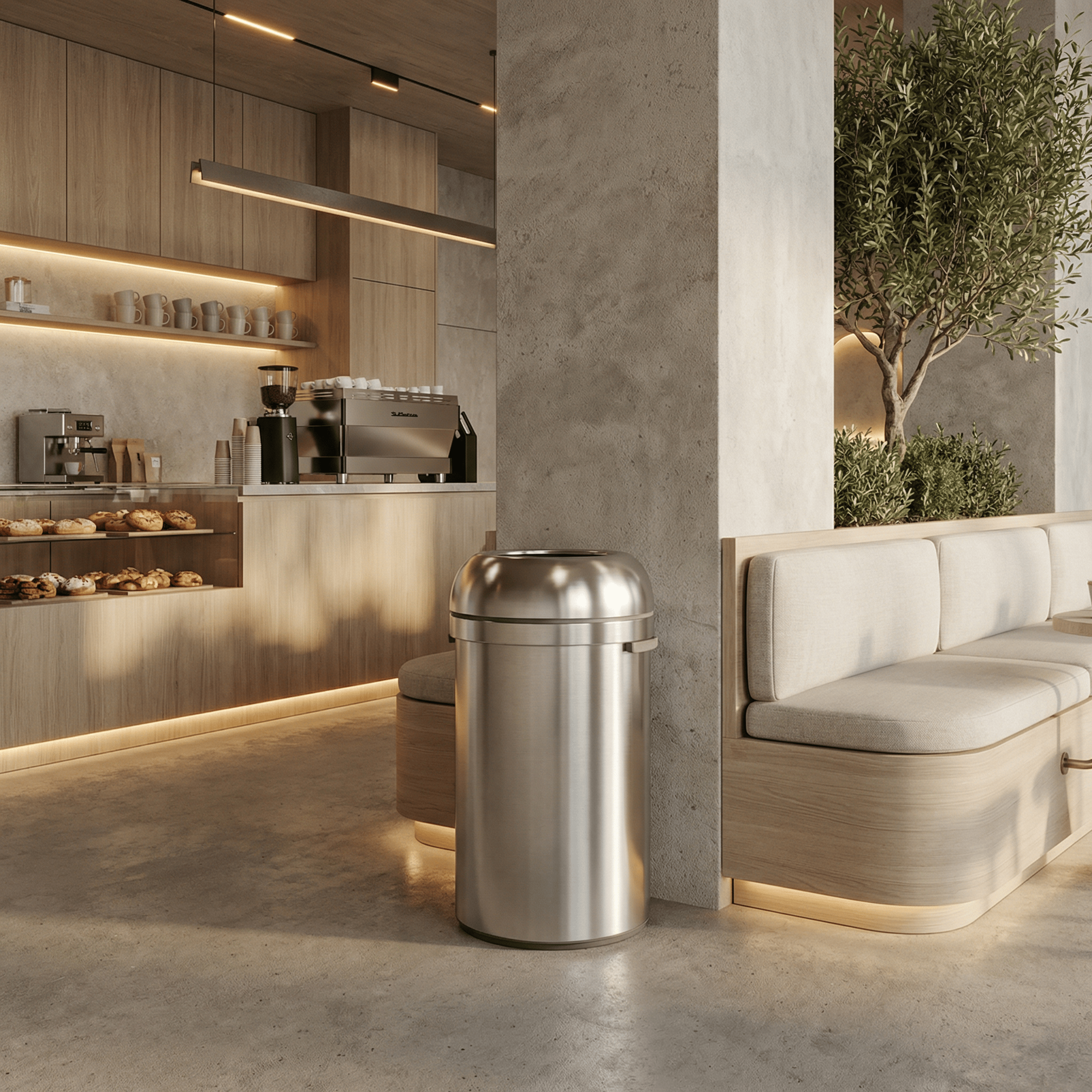 simplehuman-all-steel-bullet-open-can-pattumiera-open-top-in-acciaio-inox-intero image 3