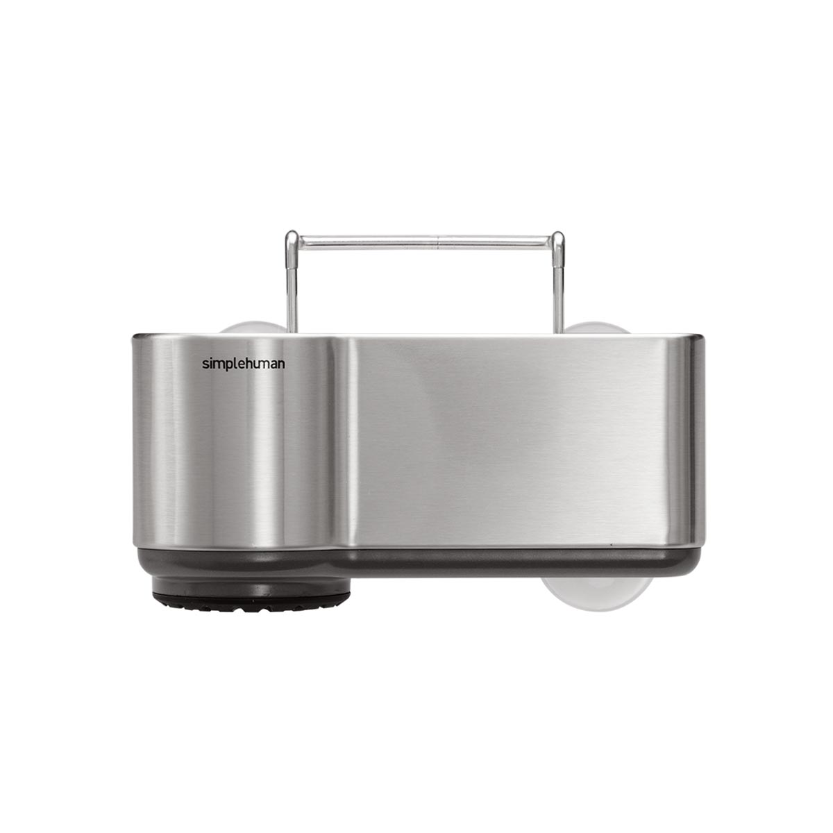 simplehuman-sink-caddy-portaspugne-da-lavello-con-ventose-e-divisori-rialzati-an image 2