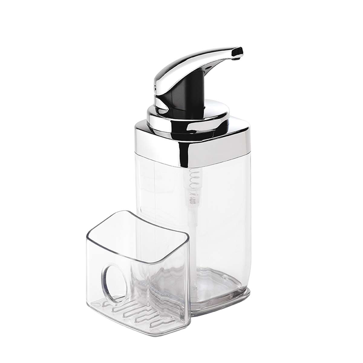 simplehuman-square-push-pump-with-caddy-dispenser-sapone-cucina-da-650-ml-con-po image 2
