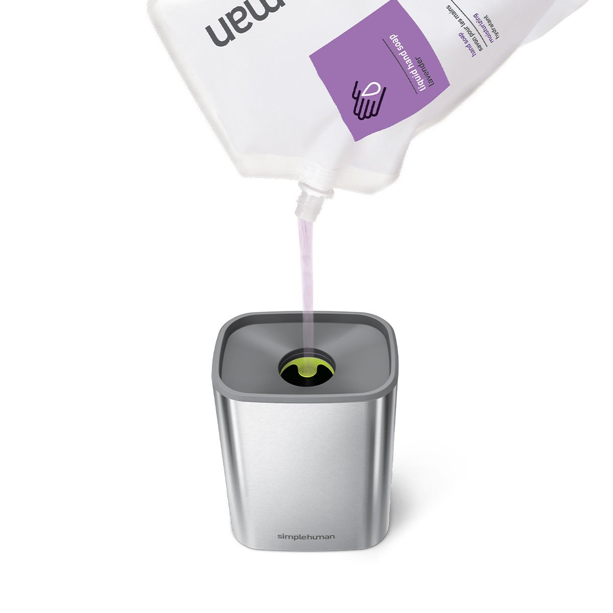 simplehuman-pulse-pump-dispenser-da-16-oz-473-ml-in-acciaio-inox-spazzolato image 4