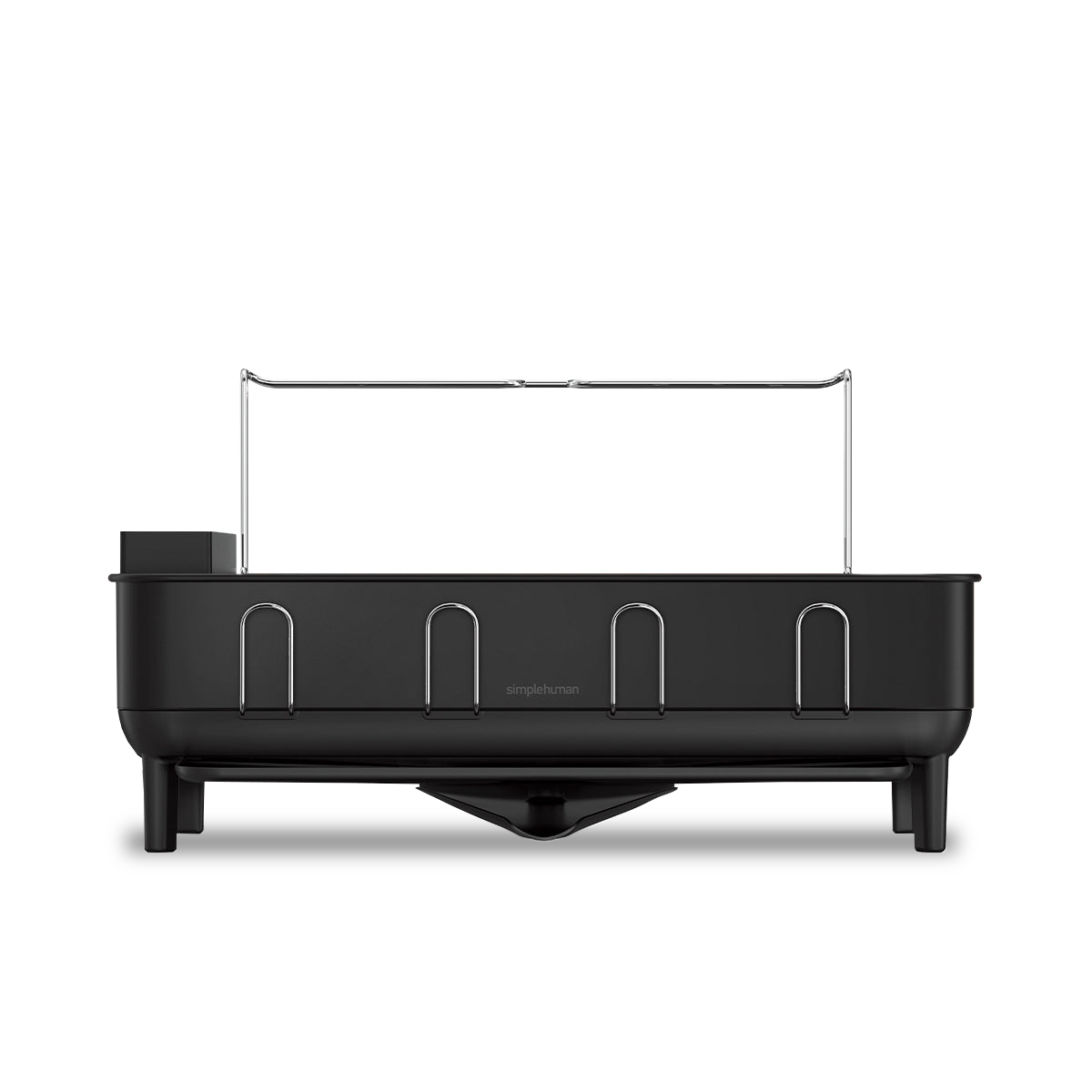 simplehuman-steel-frame-dishrack-con-porta-sponge-caddy-scolapiatti-in-acciaio-i image 5