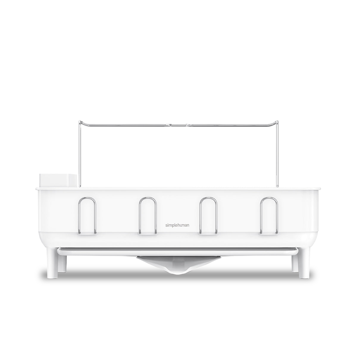 simplehuman-steel-frame-dishrack-con-porta-sponge-caddy-scolapiatti-in-acciaio-i image 8