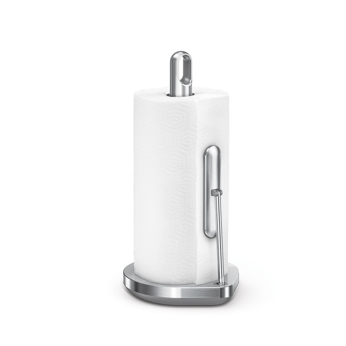 simplehuman-tension-arm-paper-towel-holder-portarotolo-da-banco-con-braccio-a-pr image 1