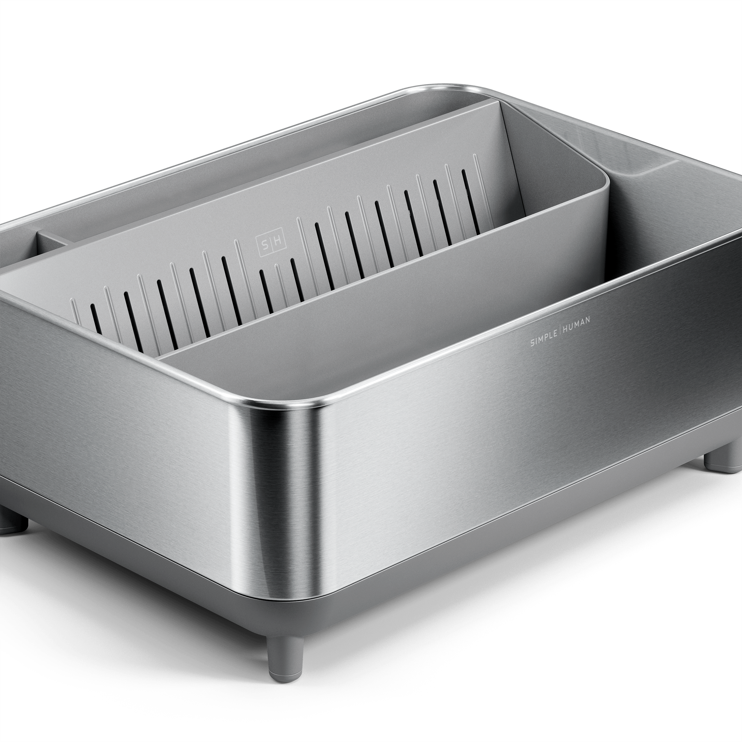 simplehuman-bottle-dock-portabottiglie-in-acciaio-con-base-in-terra-di-diatomee- image 3