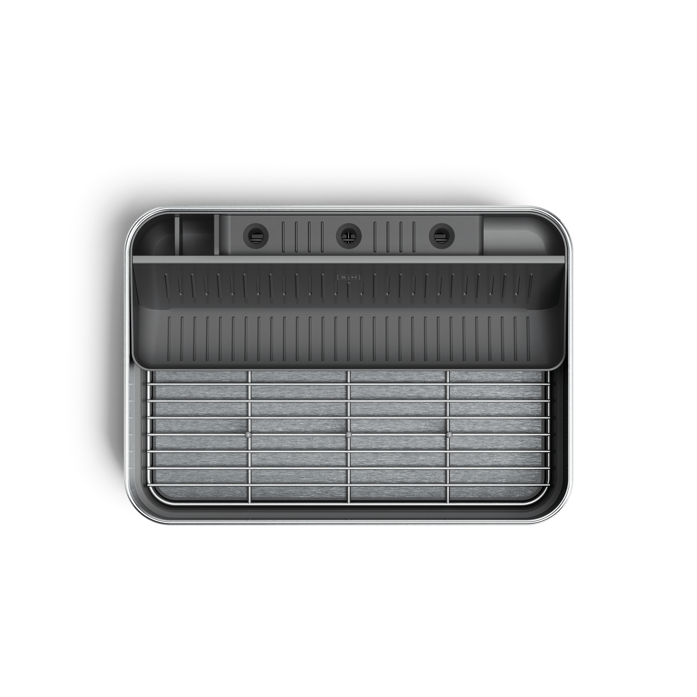 simplehuman-bottle-dock-portabottiglie-in-acciaio-con-base-in-terra-di-diatomee- image 6