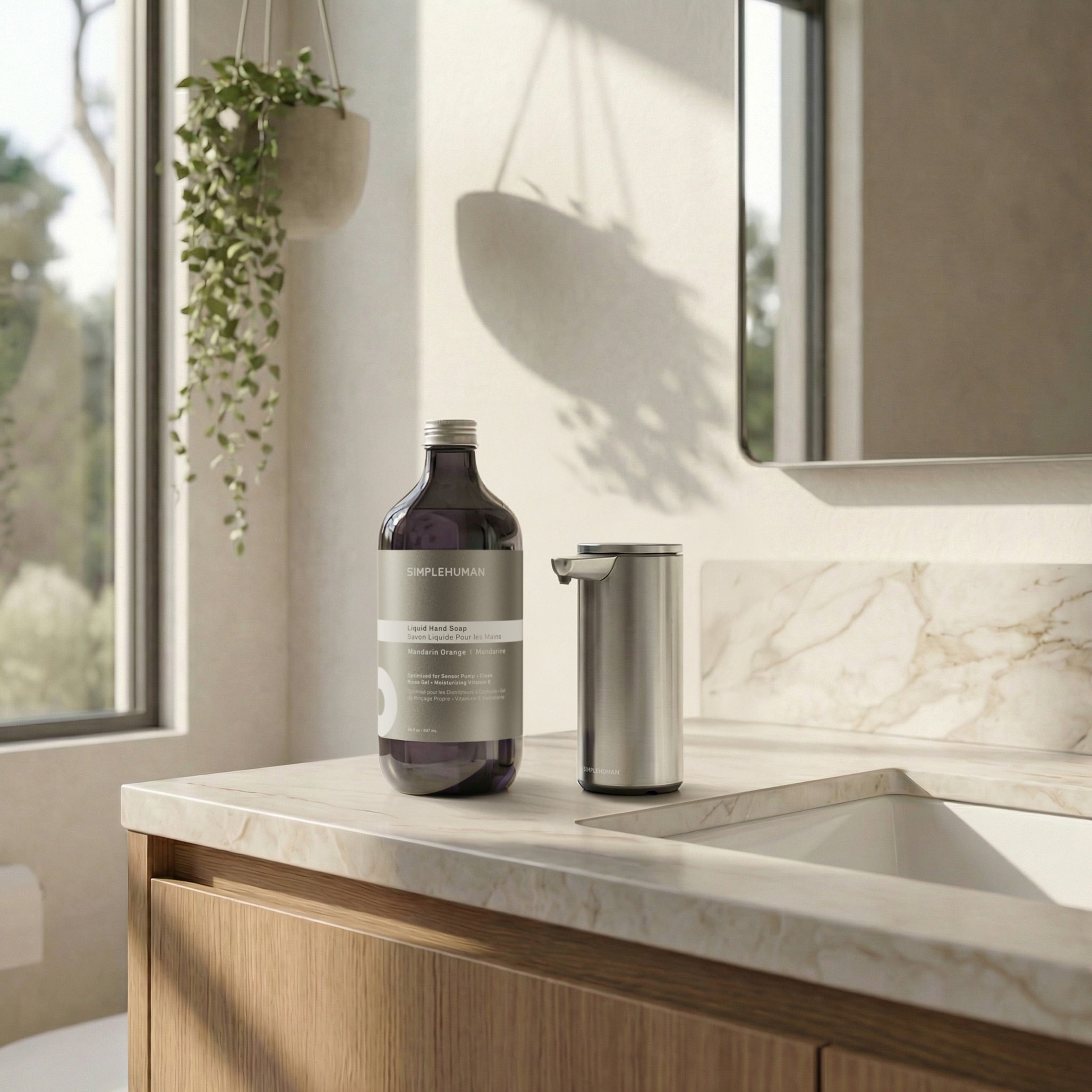 simplehuman-liquid-sensor-pump-dispenser-sapone-touch-free-con-sensore-ricaricab image 4