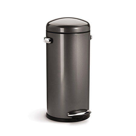 simplehuman-30l-round-retro-step-trash-can-pattumiera-a-pedale-tonda-in-stile-re image 4
