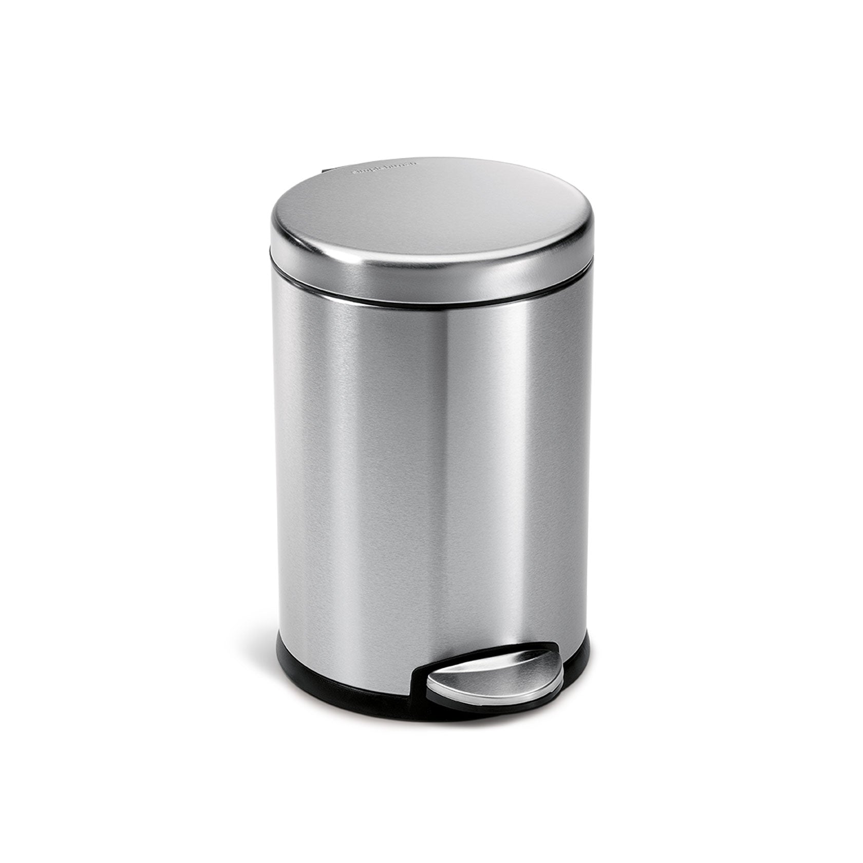 simplehuman-4-5l-mini-round-steel-step-trash-can-mini-cestino-rotondo-a-pedale-i image 3