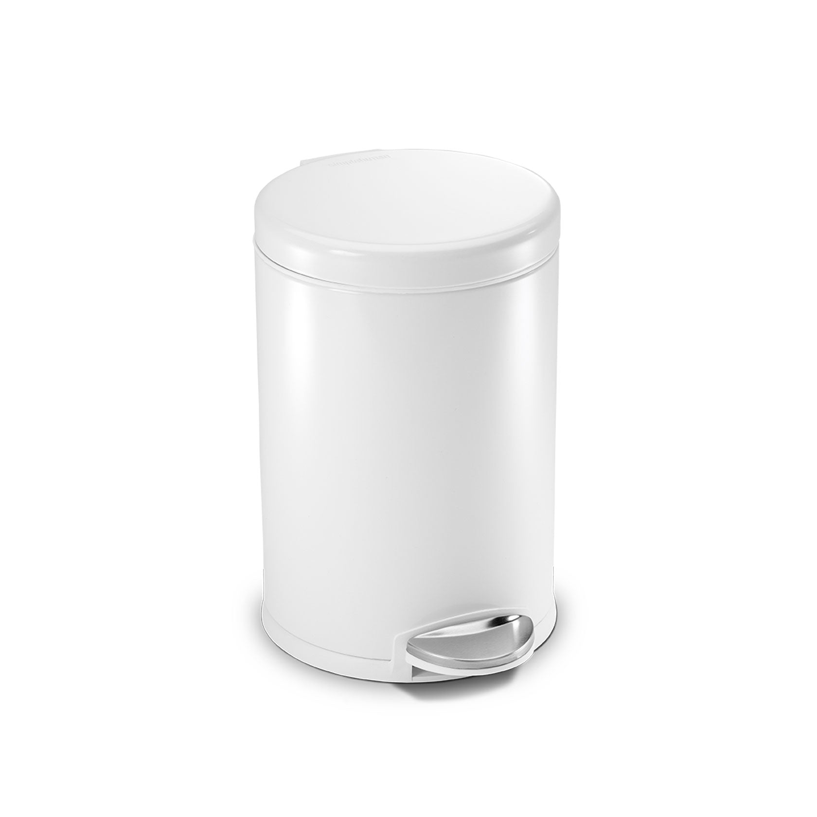 simplehuman-4-5l-mini-round-steel-step-trash-can-mini-cestino-rotondo-a-pedale-i image 2